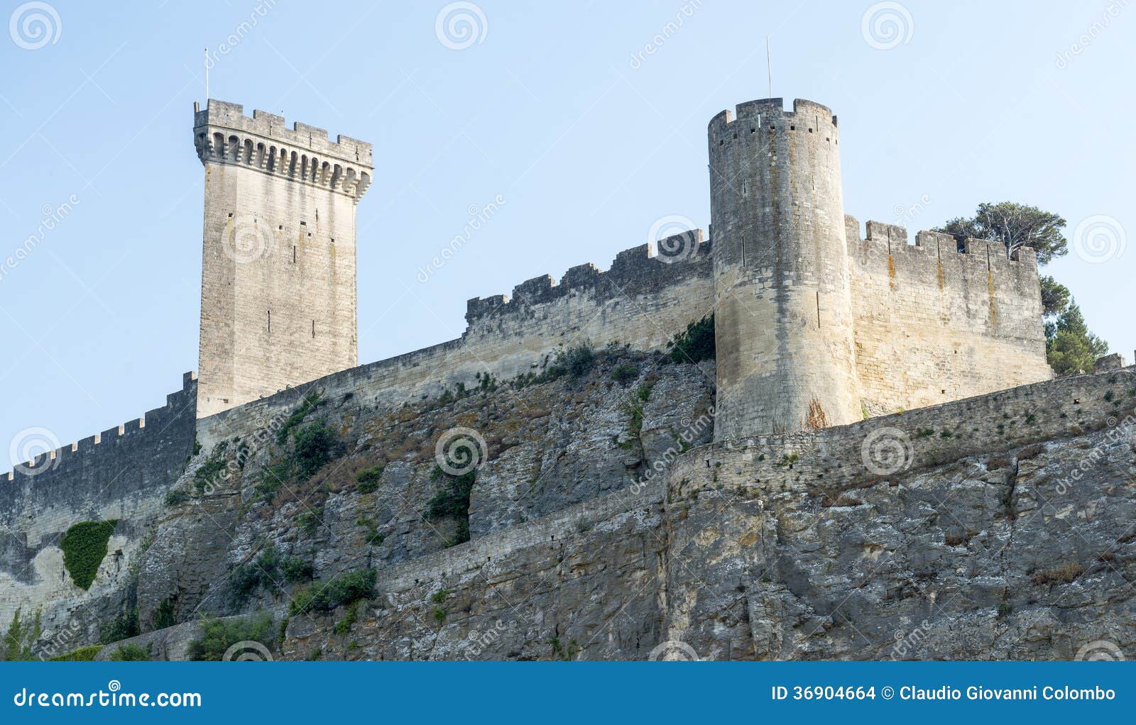 Beaucaire (Gard, Languedoc Roussillon, França) - o castelo medieval