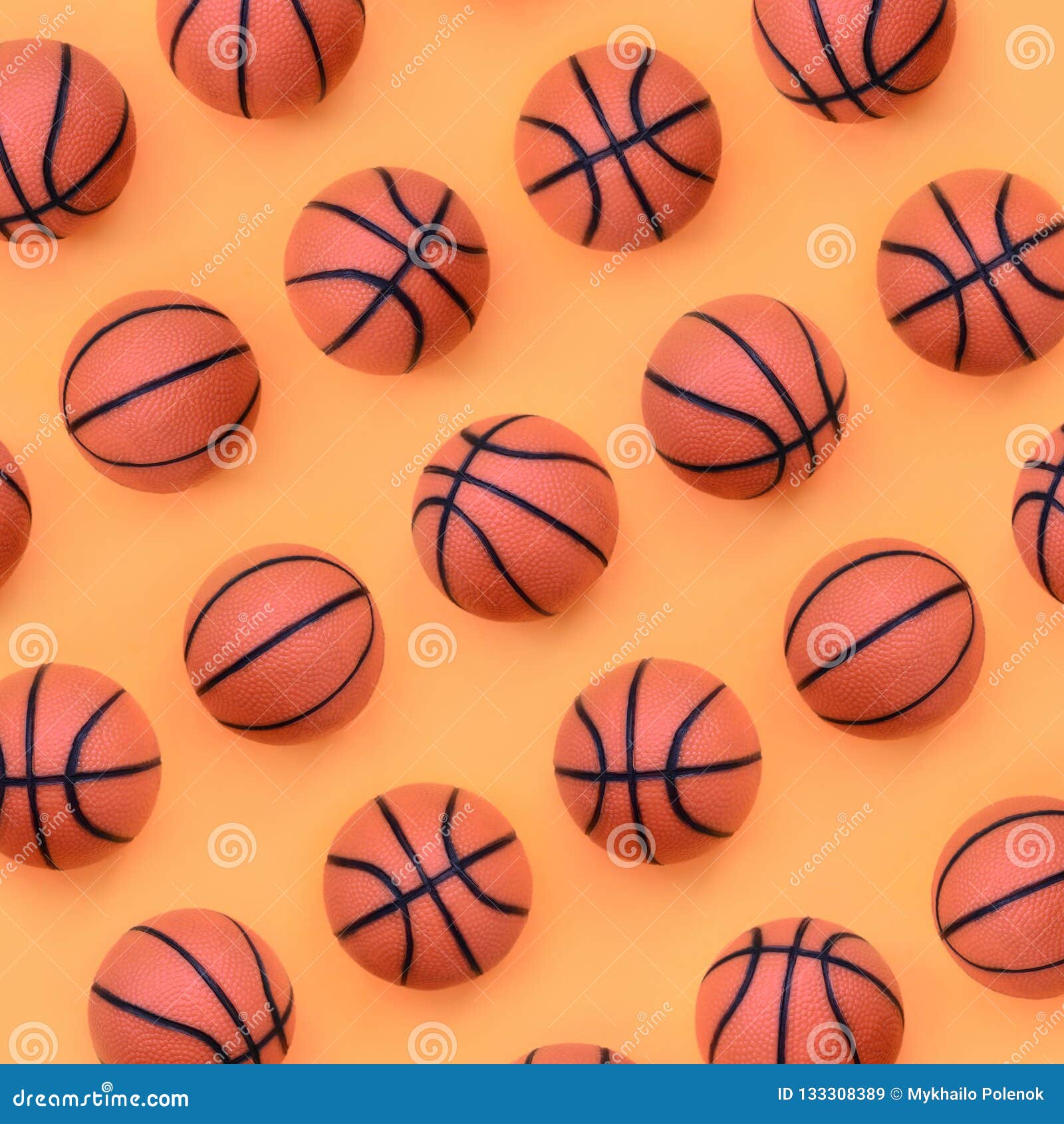 Beaucoup De Petites Boules Oranges Pour Le Jeu De Sport De Basket-ball Se  Trouve Sur Le Fond De Texture Du Papier Orange En Paste Image stock - Image  du bruit, moderne: 133308389
