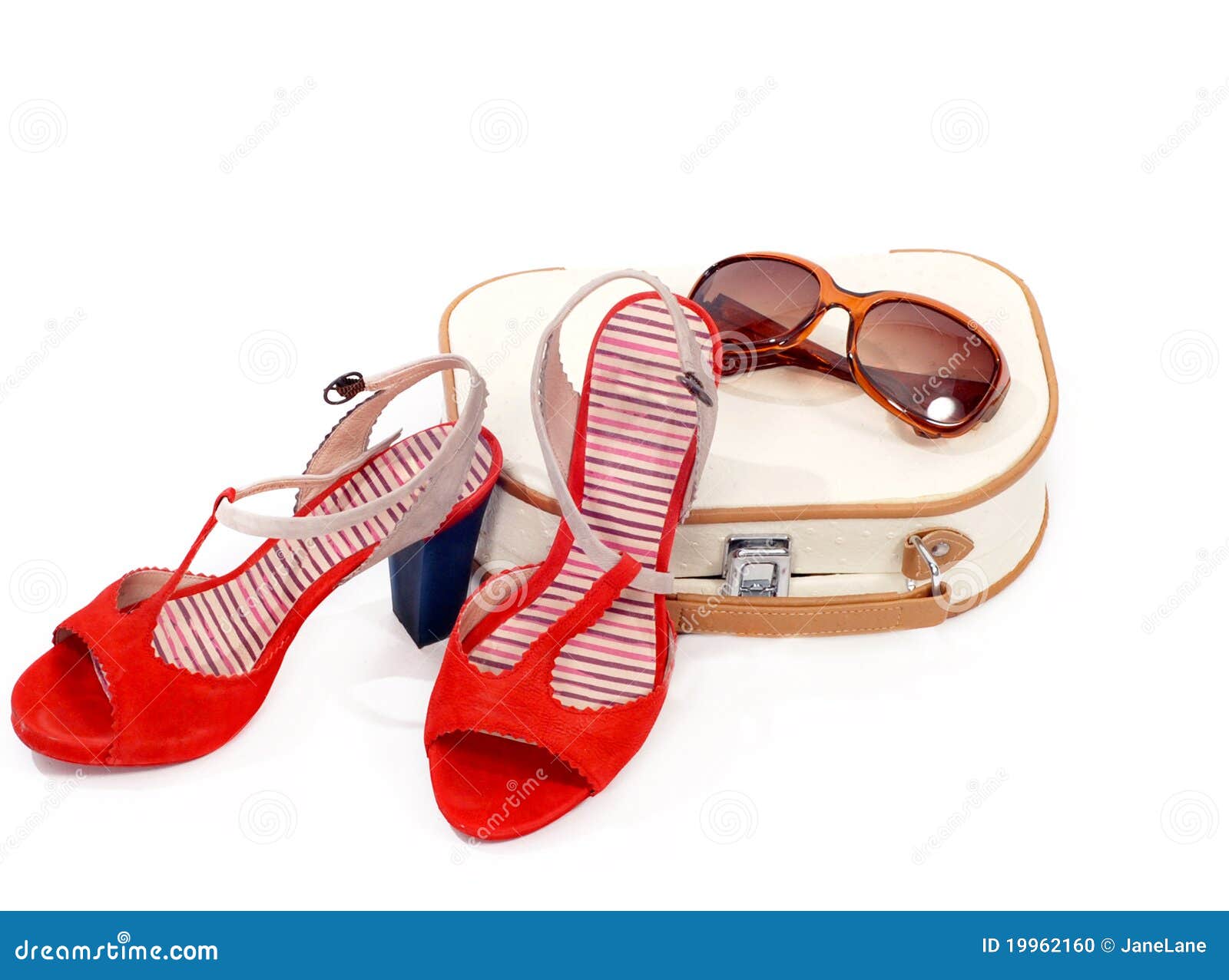 Beautician, Shoes and Sun Glasses Stock Photo Image of health
