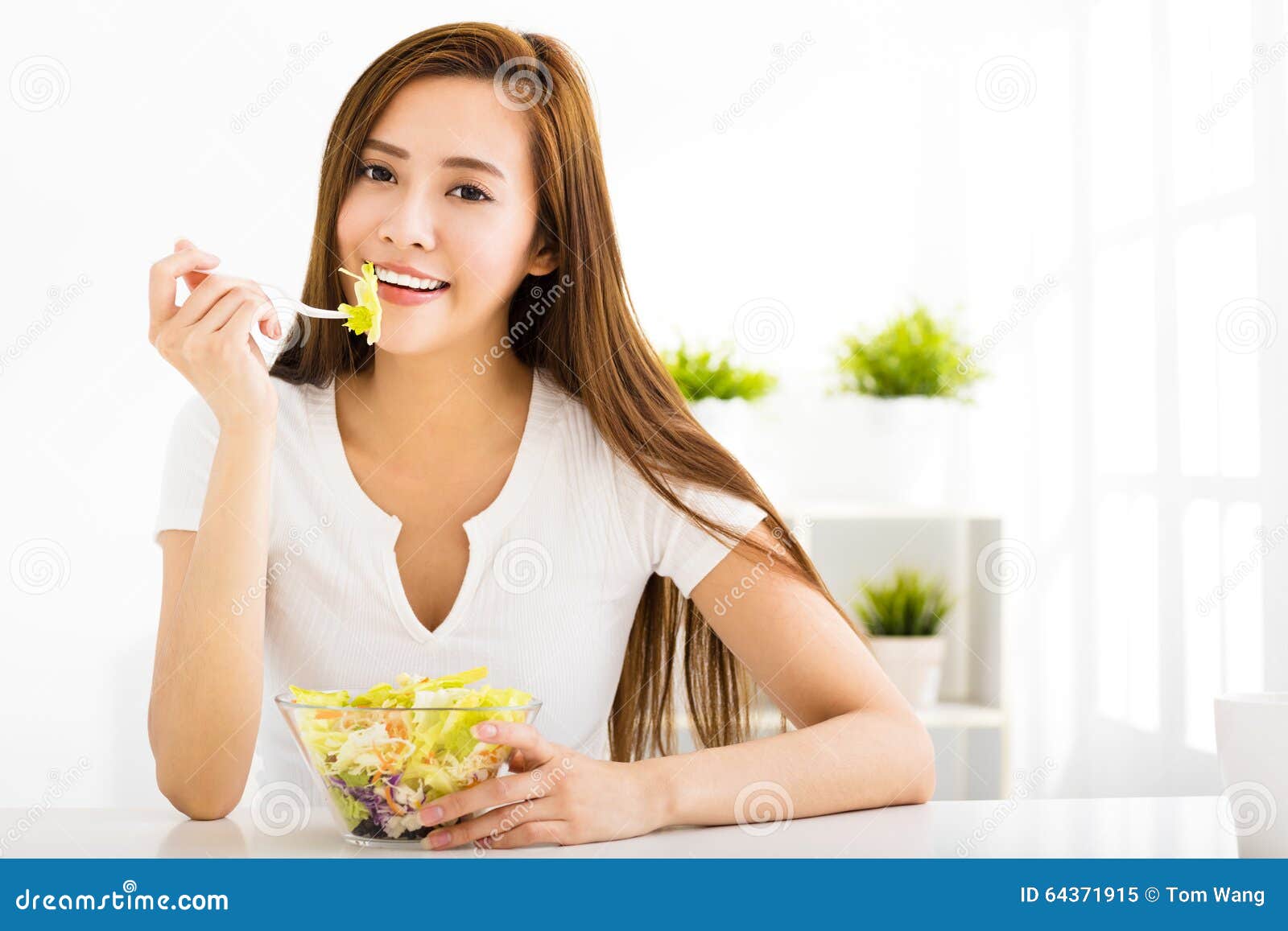 Asian Woman Eating 97