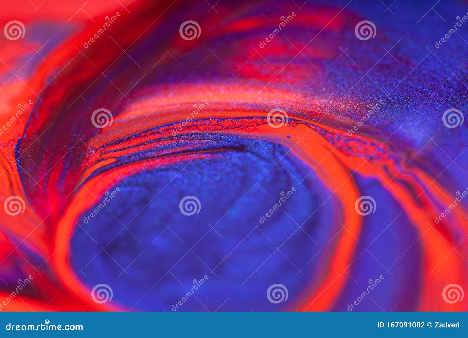 Beautiful Abstract Bright Redblue Background with Streaks and Stains