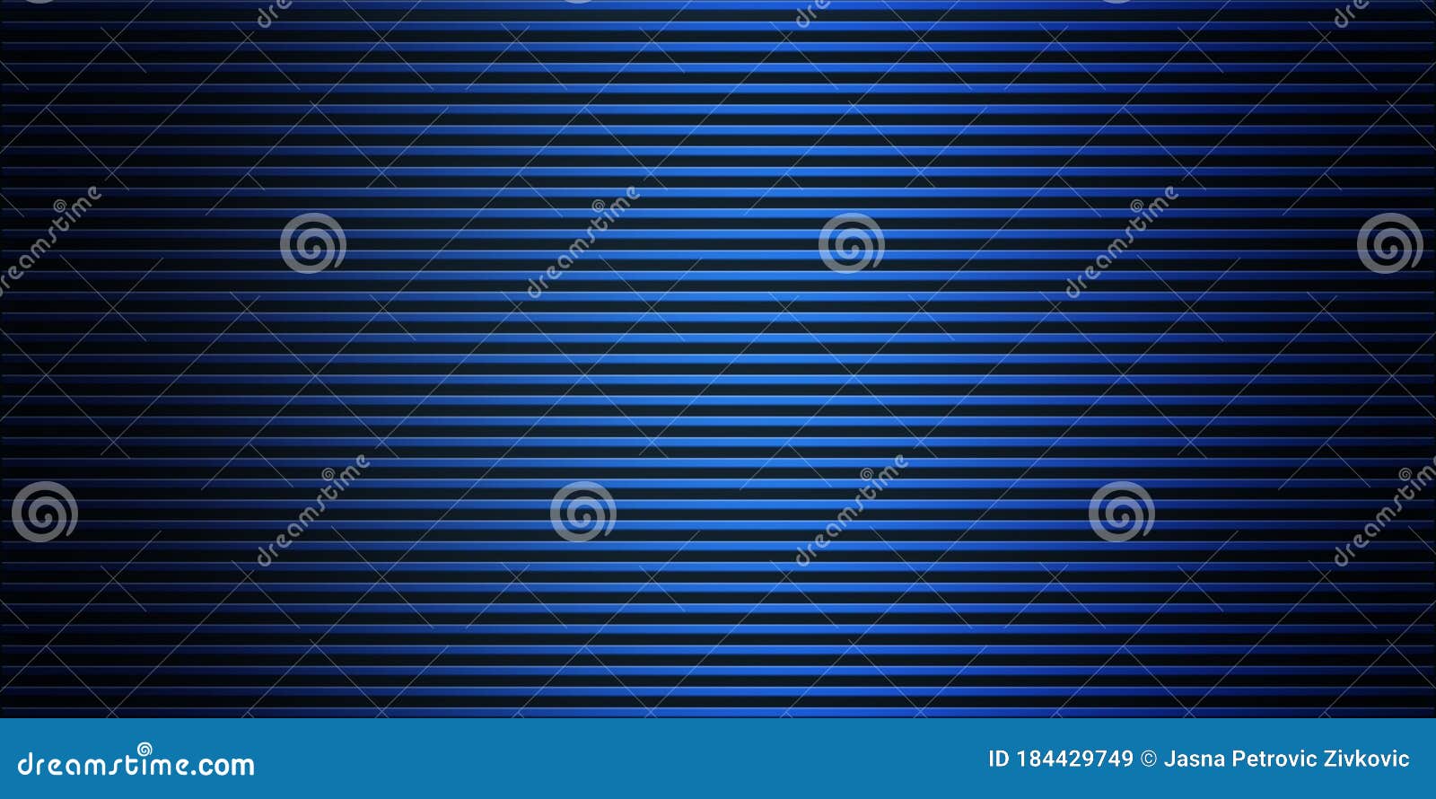 Abstract Dark Background of Shiny Blue Metal Lines Stock Illustration ...