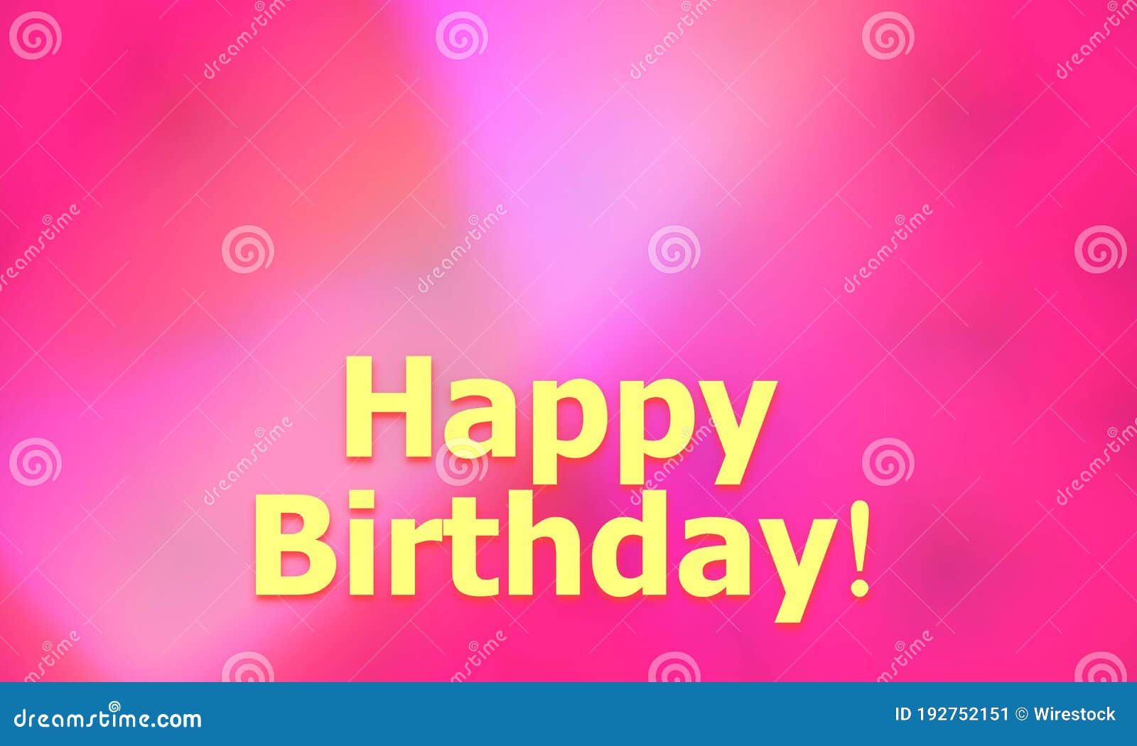 Beautiful Abstract Pink Background with HAPPY BIRTHDAY Text Stock ...