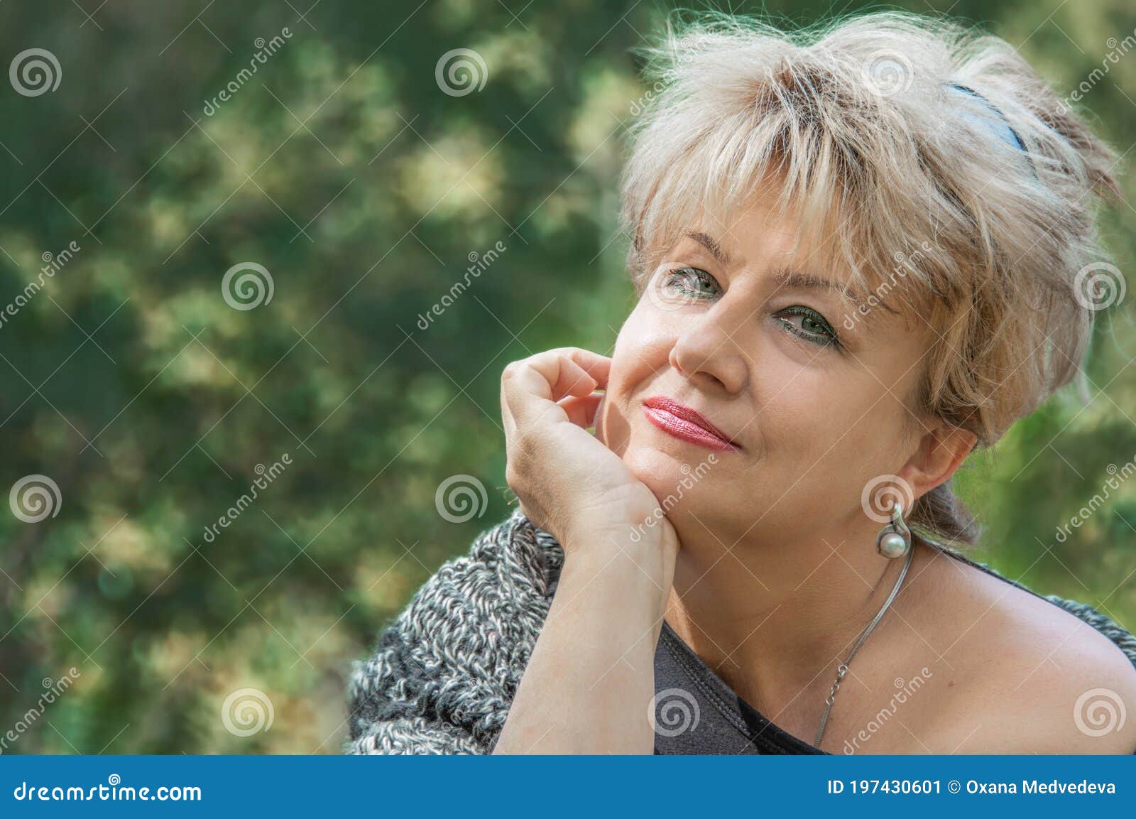 Beautiful Active Caucasian Mature Woman About 62 Years Old