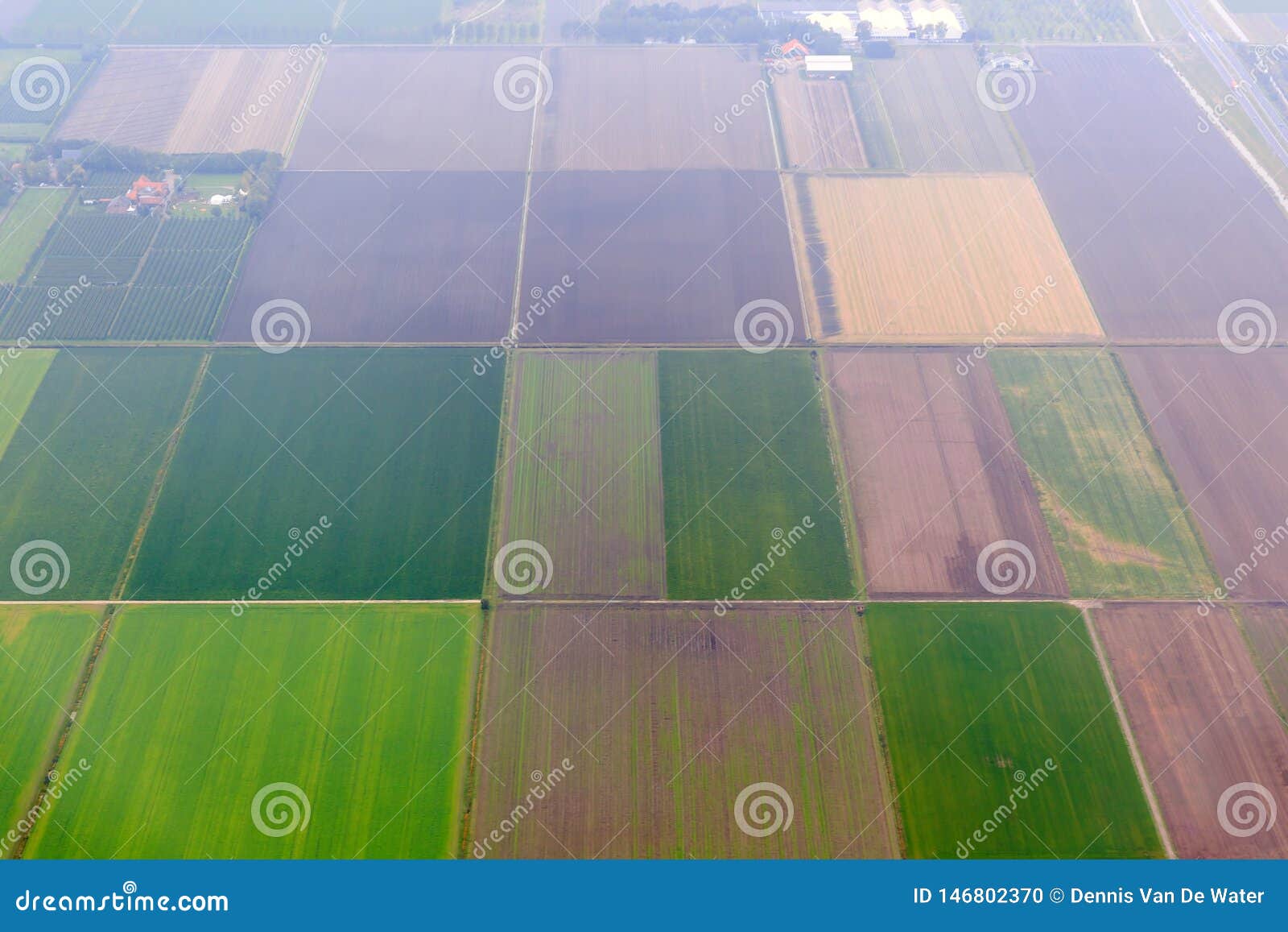 Netherlands Aerial Agriculture Stock Photo - Image of flying, landscape ...
