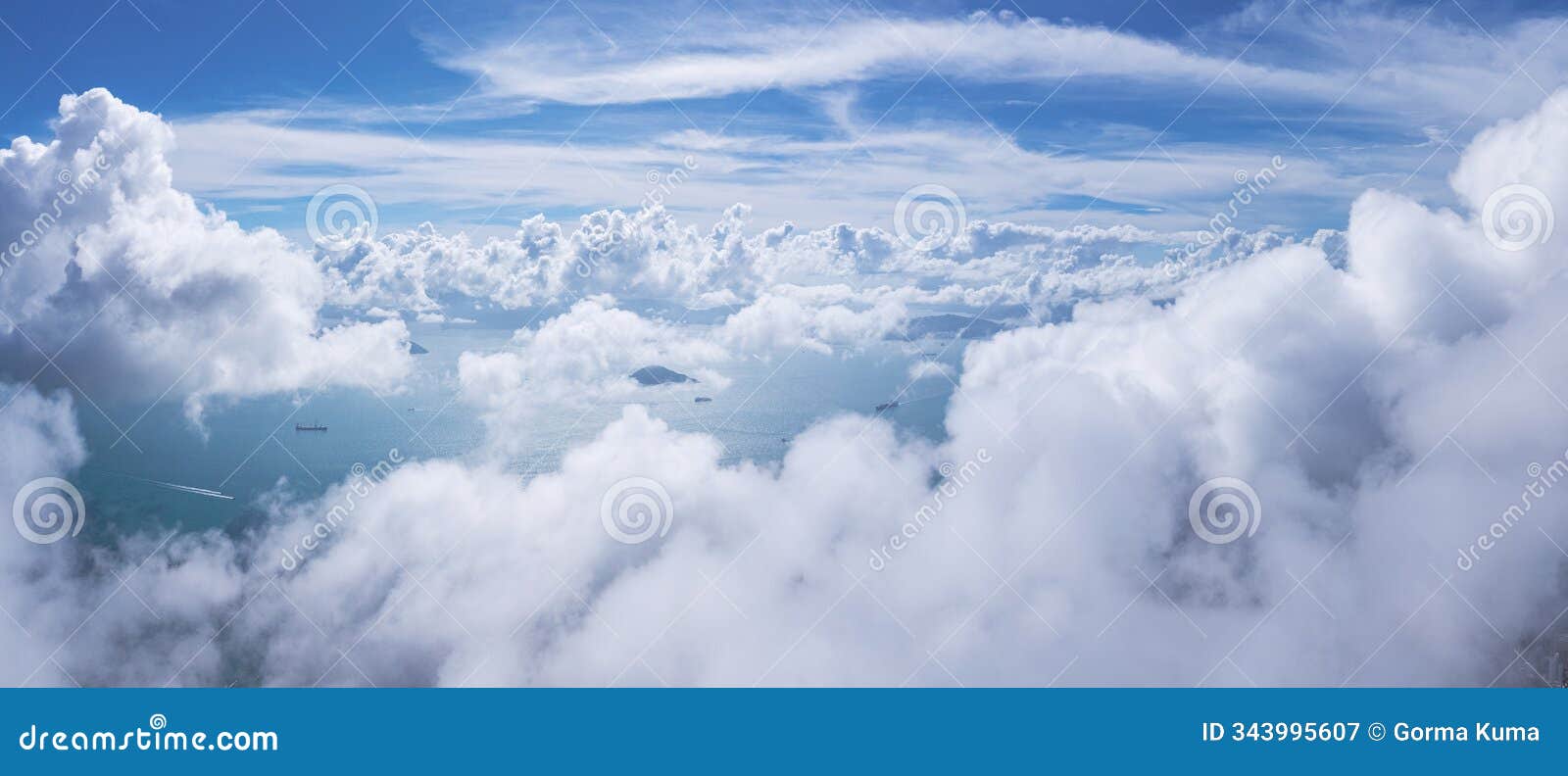 beautiful aerial view of pok fu lam and south of hong kong