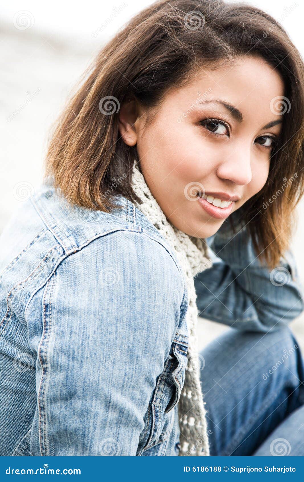 Beautiful African American Woman Stock Photo - Image of african ...