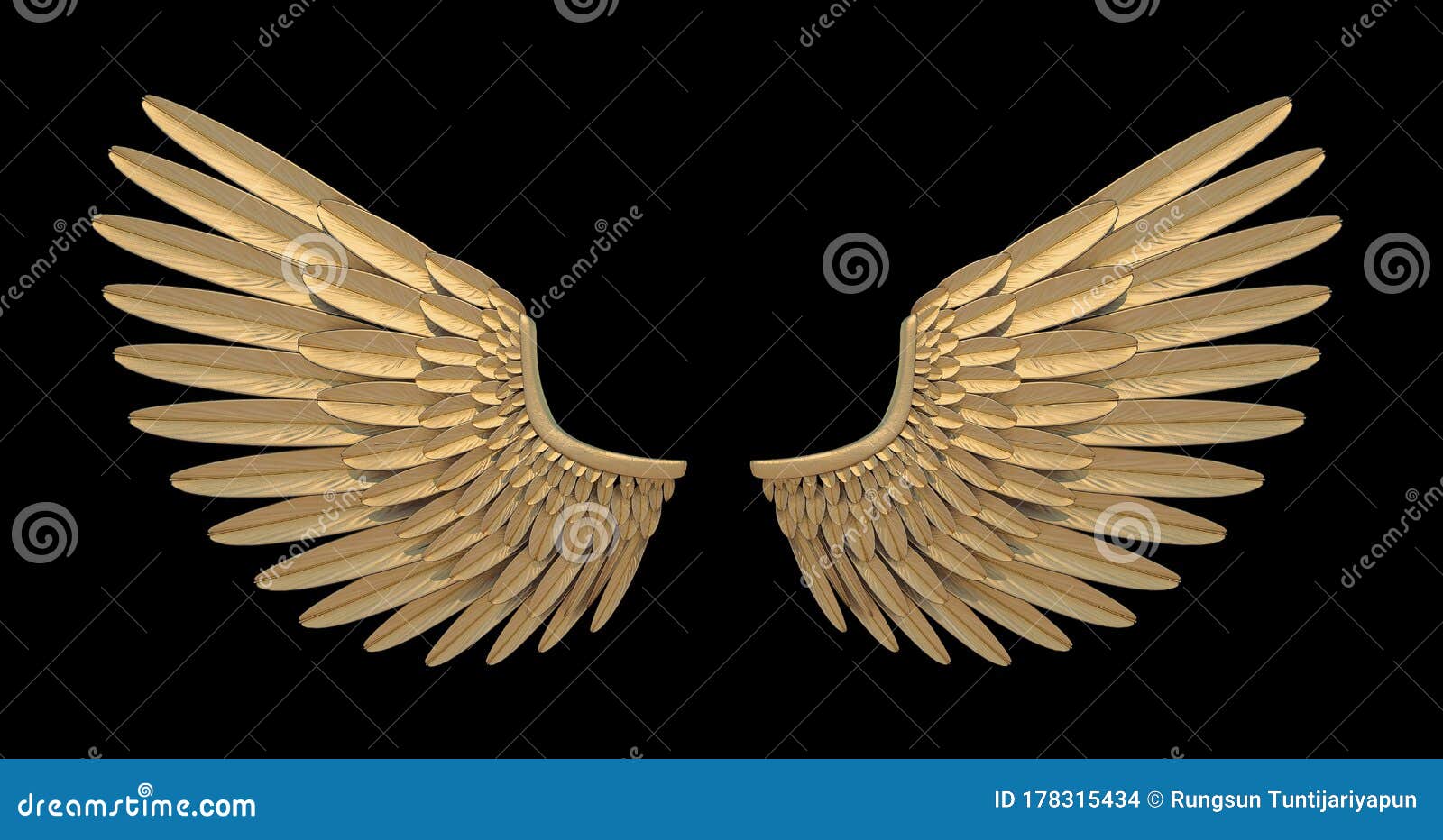 angel wings 3d render angel wings 3d render