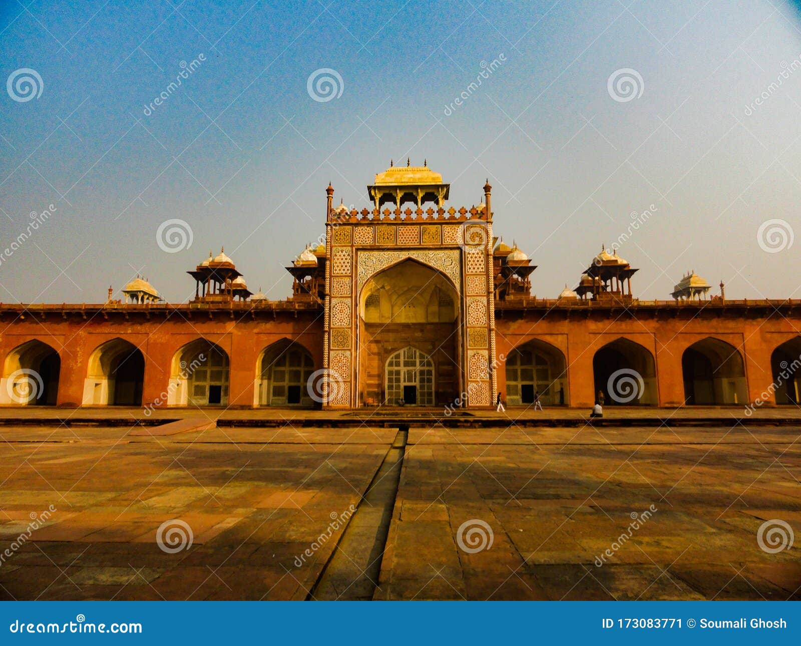 A Beautiful Architecture in Agra Stock Image Image of architecture