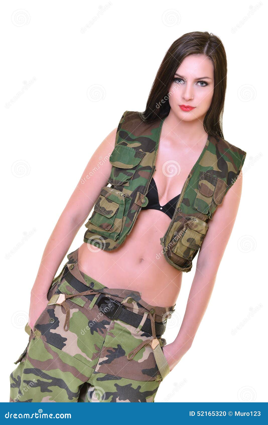 sexy army girl in iraq photo