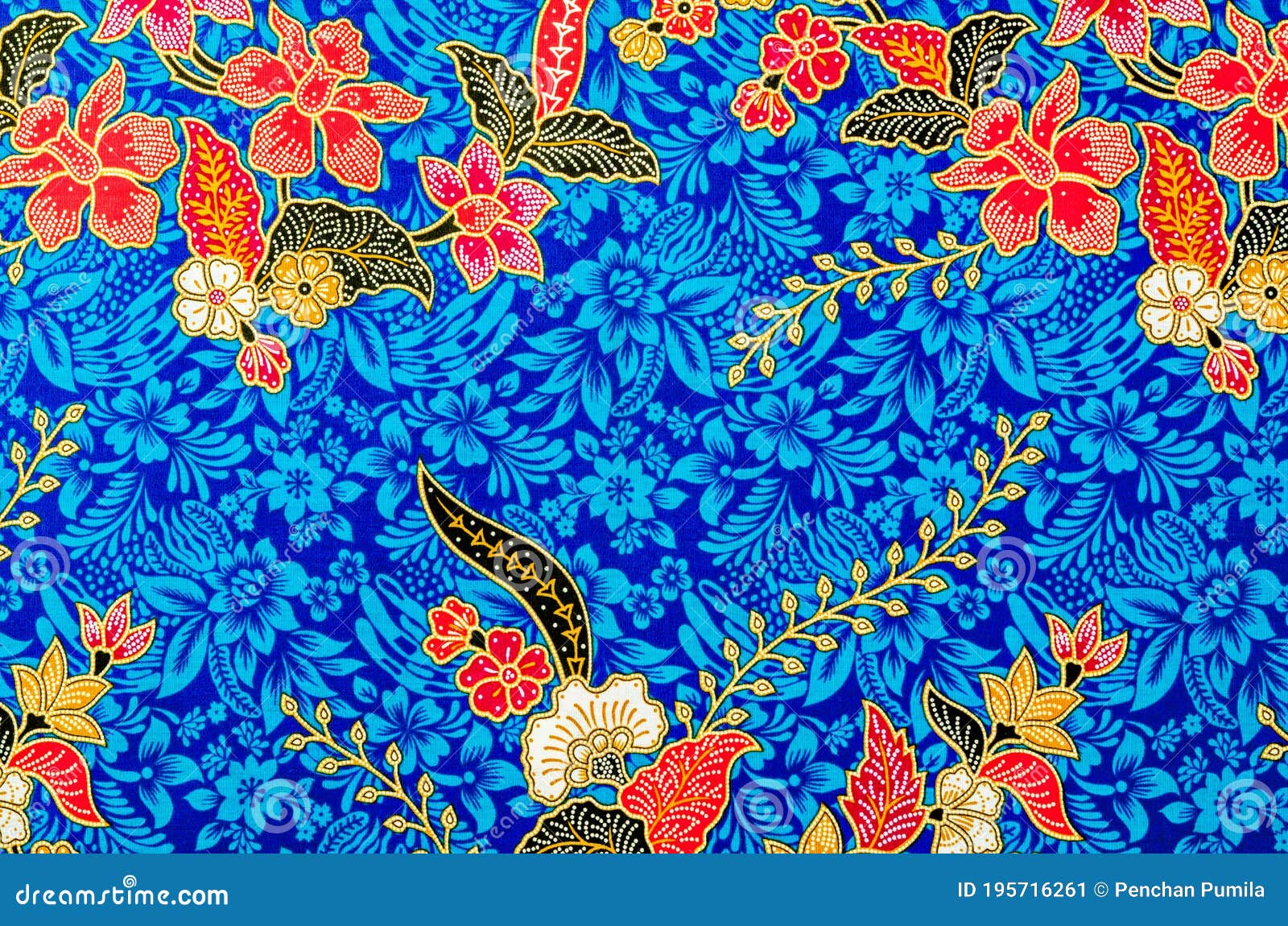 The Beautiful of Art Malaysian and Indonesian Batik Pattern Stock Image Image of motif