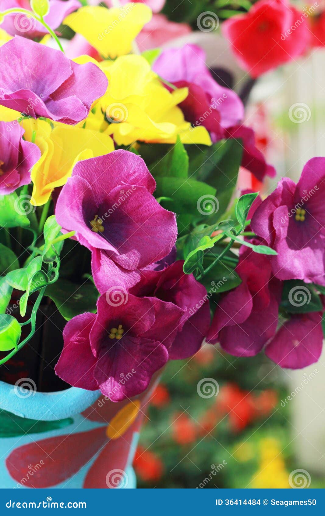 Beautiful of Artificial Flowers Stock Photo Image of beauty, design
