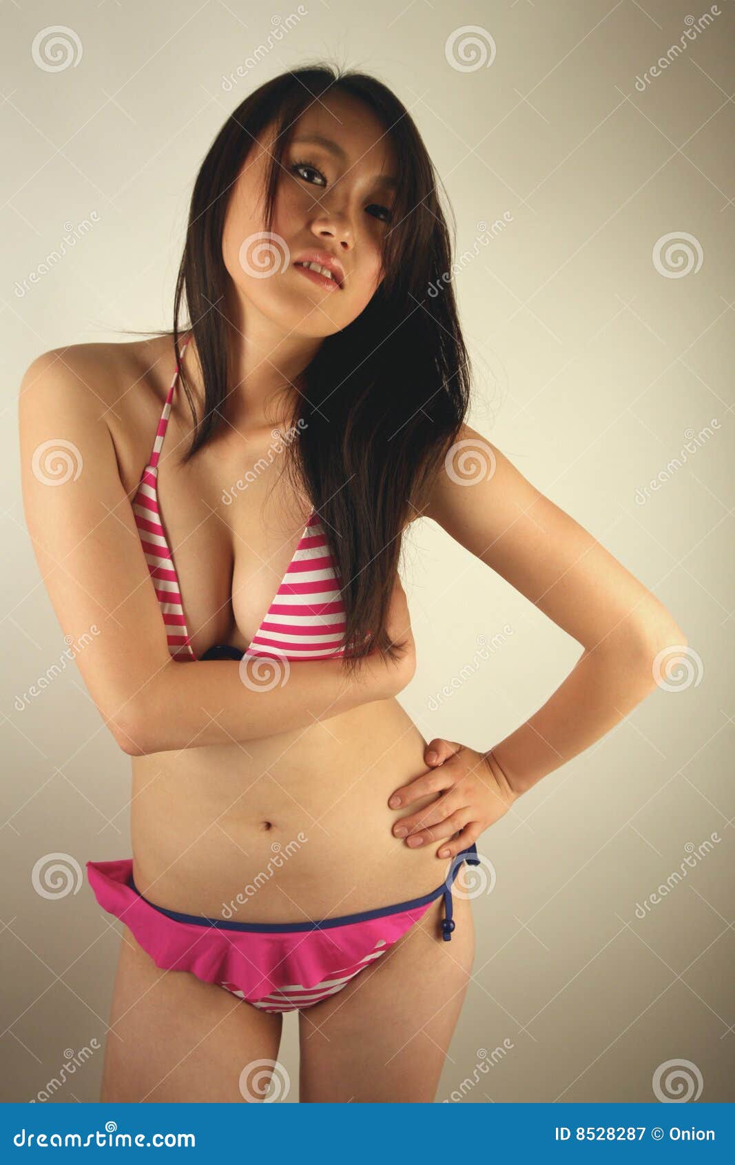 Chinese Hot Cute Teen - Beautiful Asian Girl in a Bikini Stock Image - Image of bikini, female:  8528287