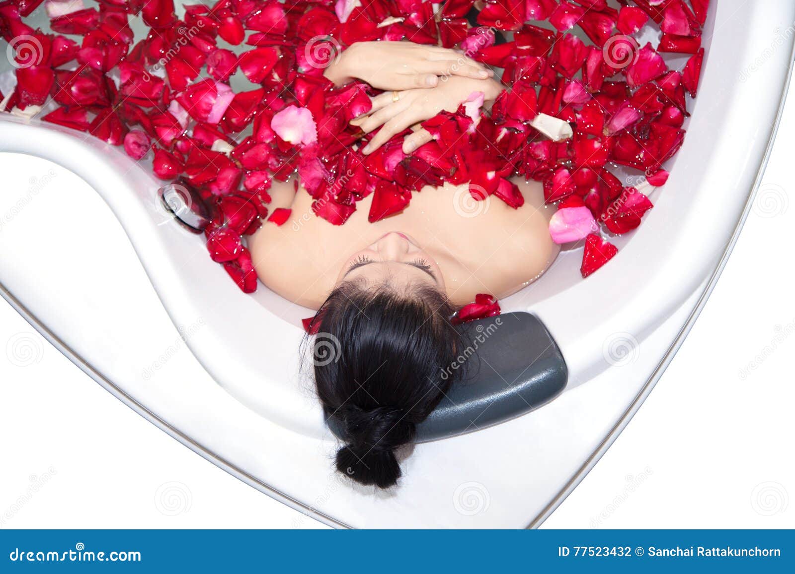 Jacuzzi rose petals in An Electrifying