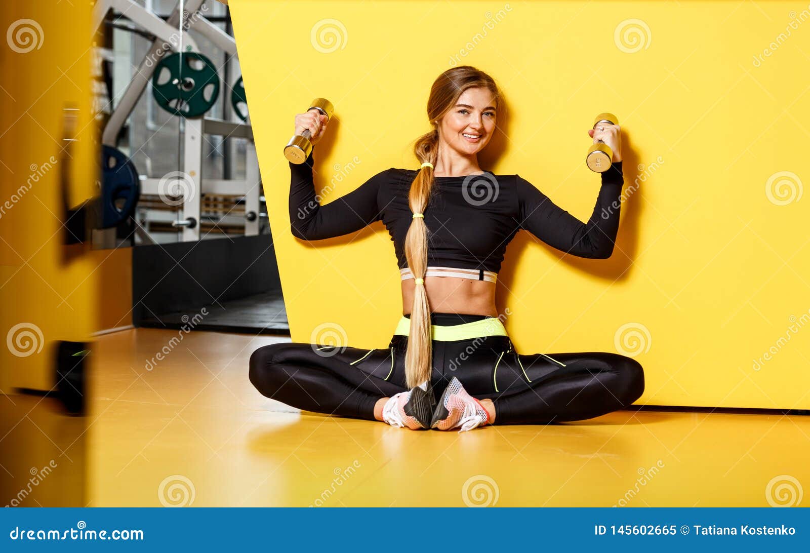 Wallpaper : model, blonde, long hair, sitting, big boobs, yoga
