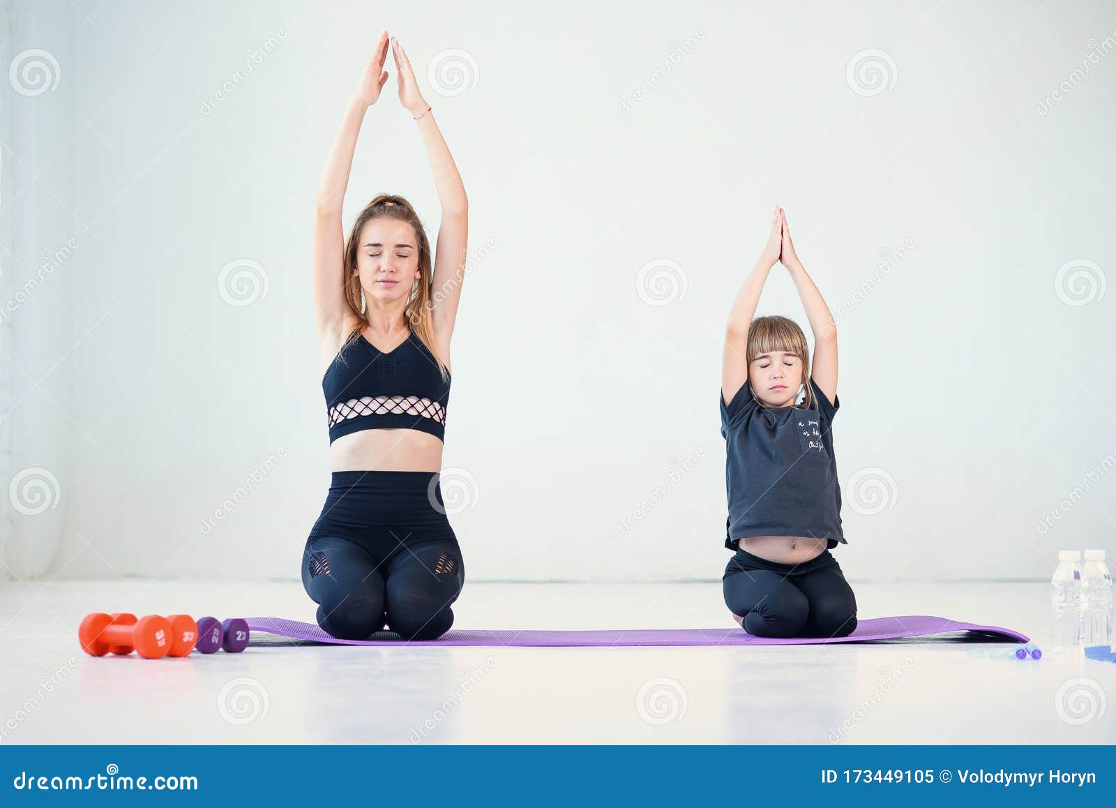 Beautiful Athletic Young Girl And Her Cute Little Sister Beautiful Athletic Young Girl And Her Cute Little Sister
