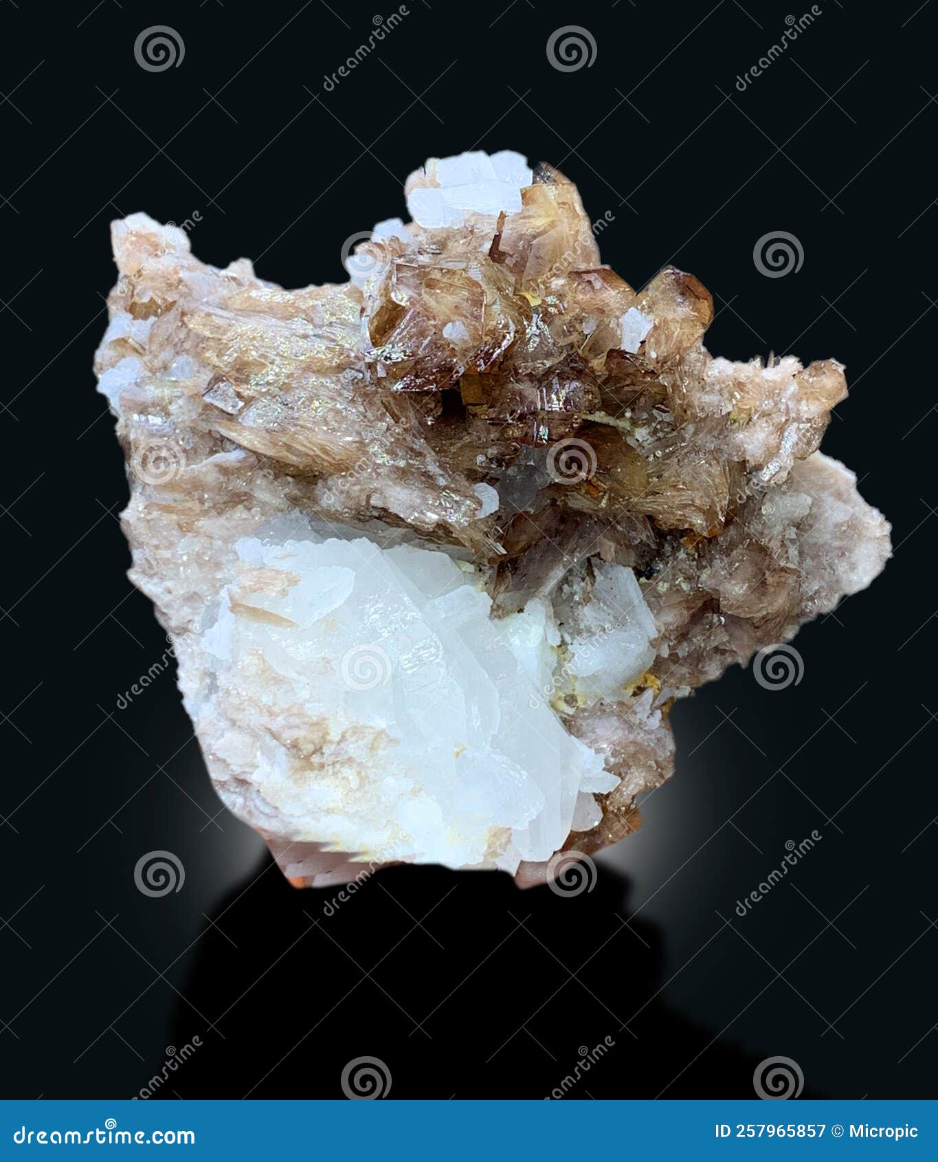 beautiful axinite bunch on quartz crystals from skardu pakistan