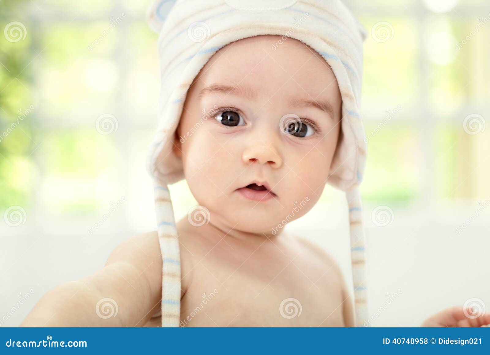 Beautiful baby face stock photo. Image of emotion, face 40740958
