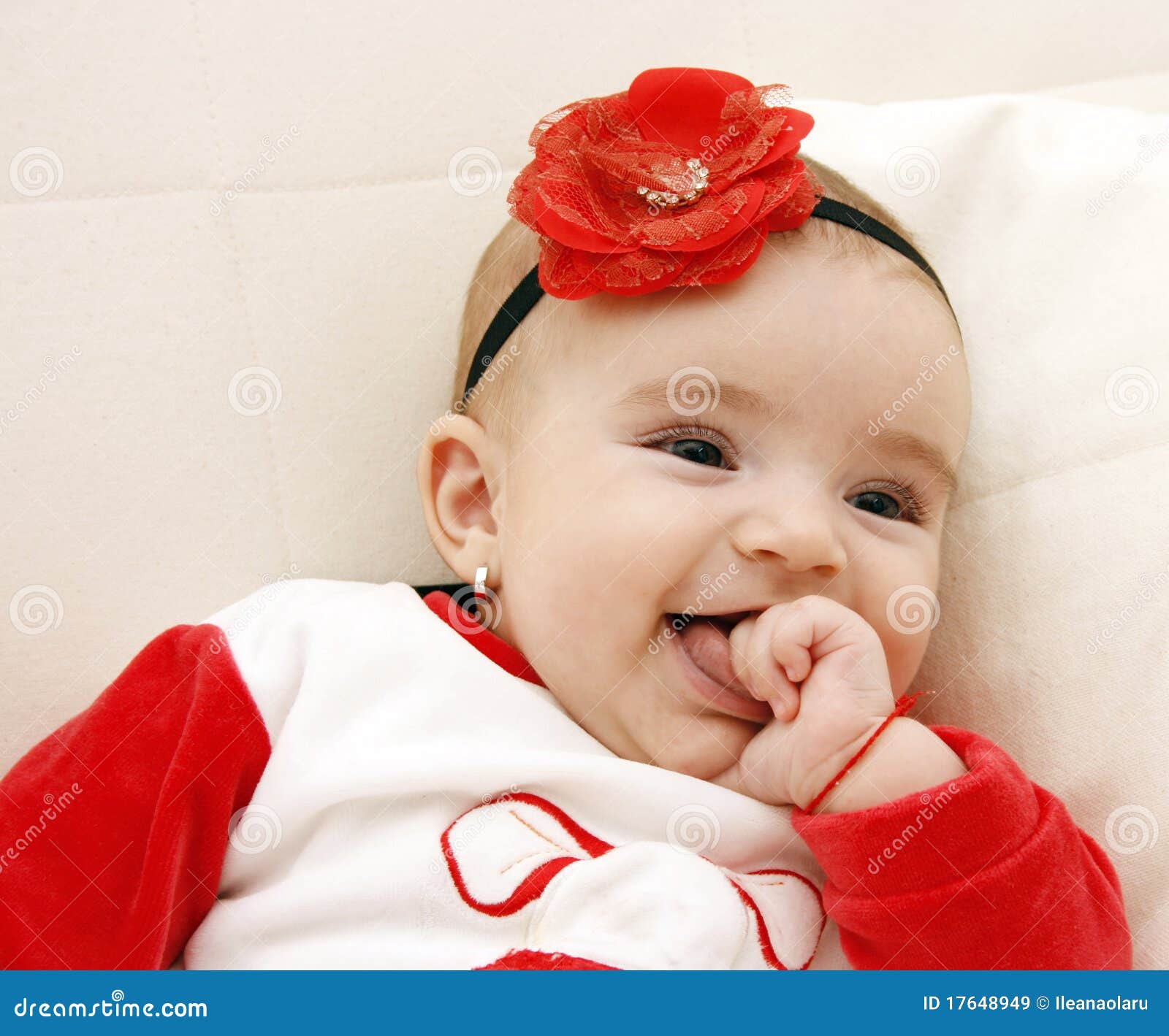 Beautiful baby girl stock image. Image of birth, adorable - 17648949