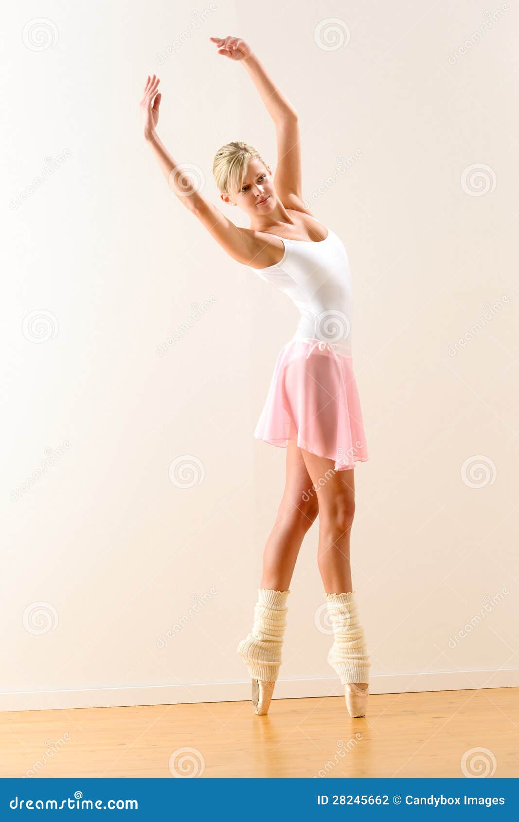 Ballet Dancer Practicing Dance Posture Stock Photo - Image of position, freedom: