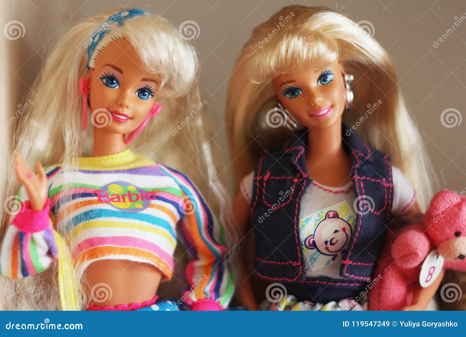 white hair barbie