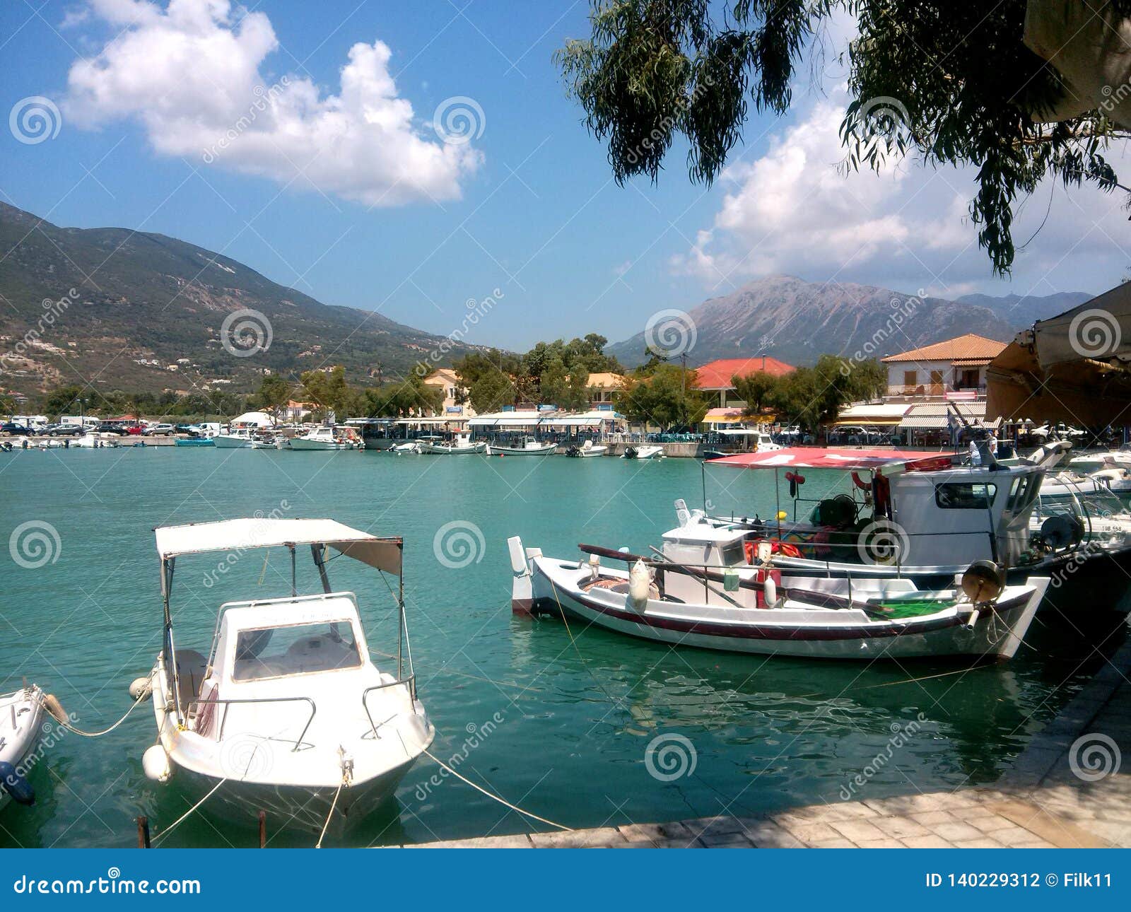 Beautiful Bay of Vasiliki Village. Lefkada Island at the Ionian Sea ...