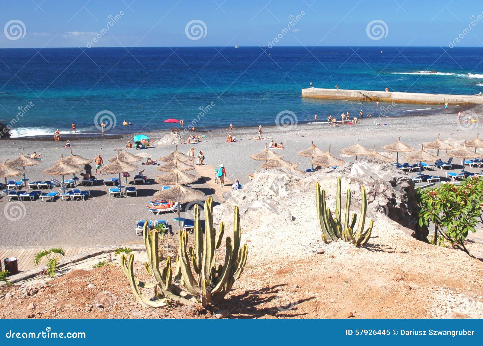beautiful beach in callao salvaje on tenerife