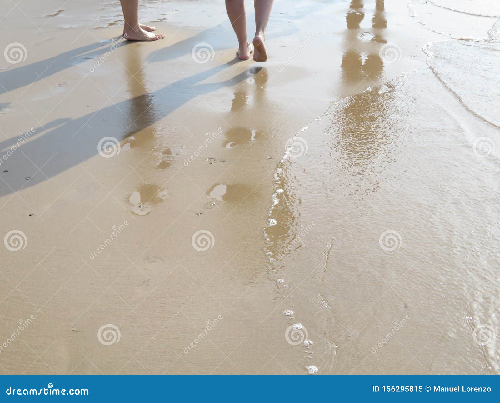 beautiful beach with clean waters and sparkling sand