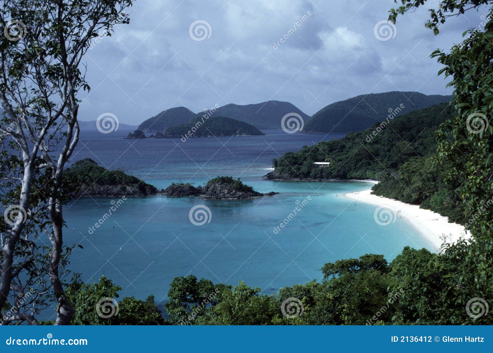 beautiful beach/island vista
