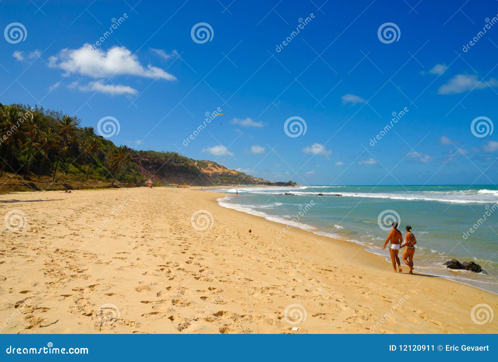 beautiful beach at praia do amor near pipa brazil