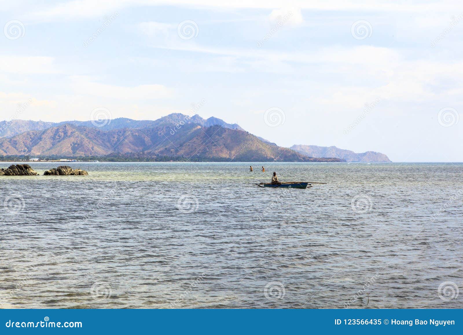 the beautiful beach in timor leste