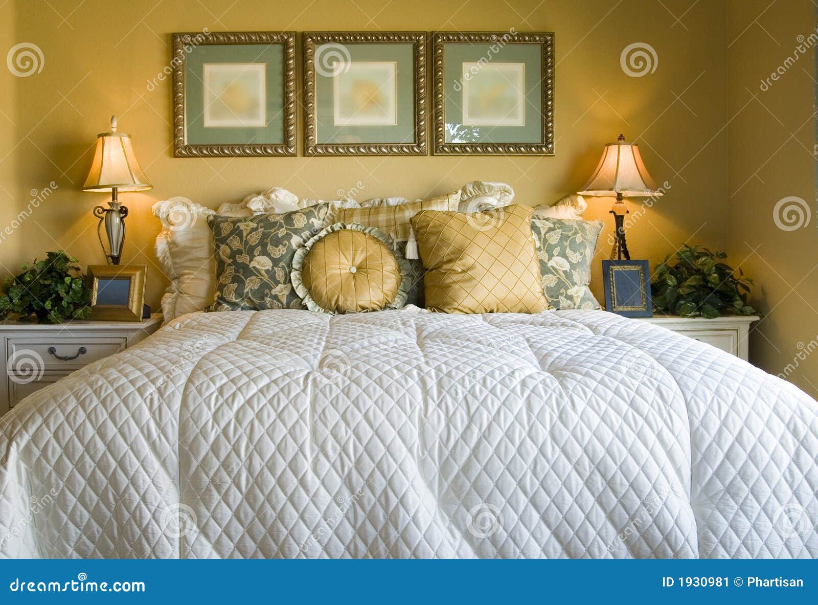 Beautiful Bedroom stock image. Image of sleep, luxurious 1930981