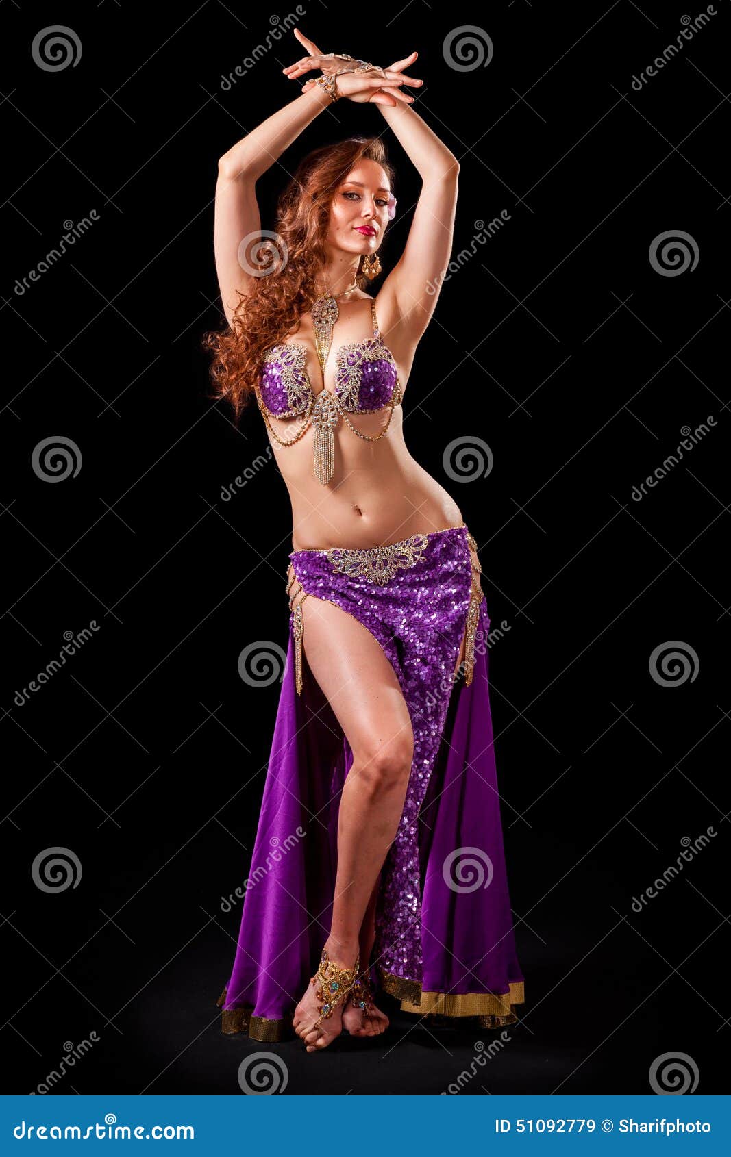 Duet Belly Dancer Posing On White Stock Photo, Picture and Royalty Free  Image. Image 13402503.