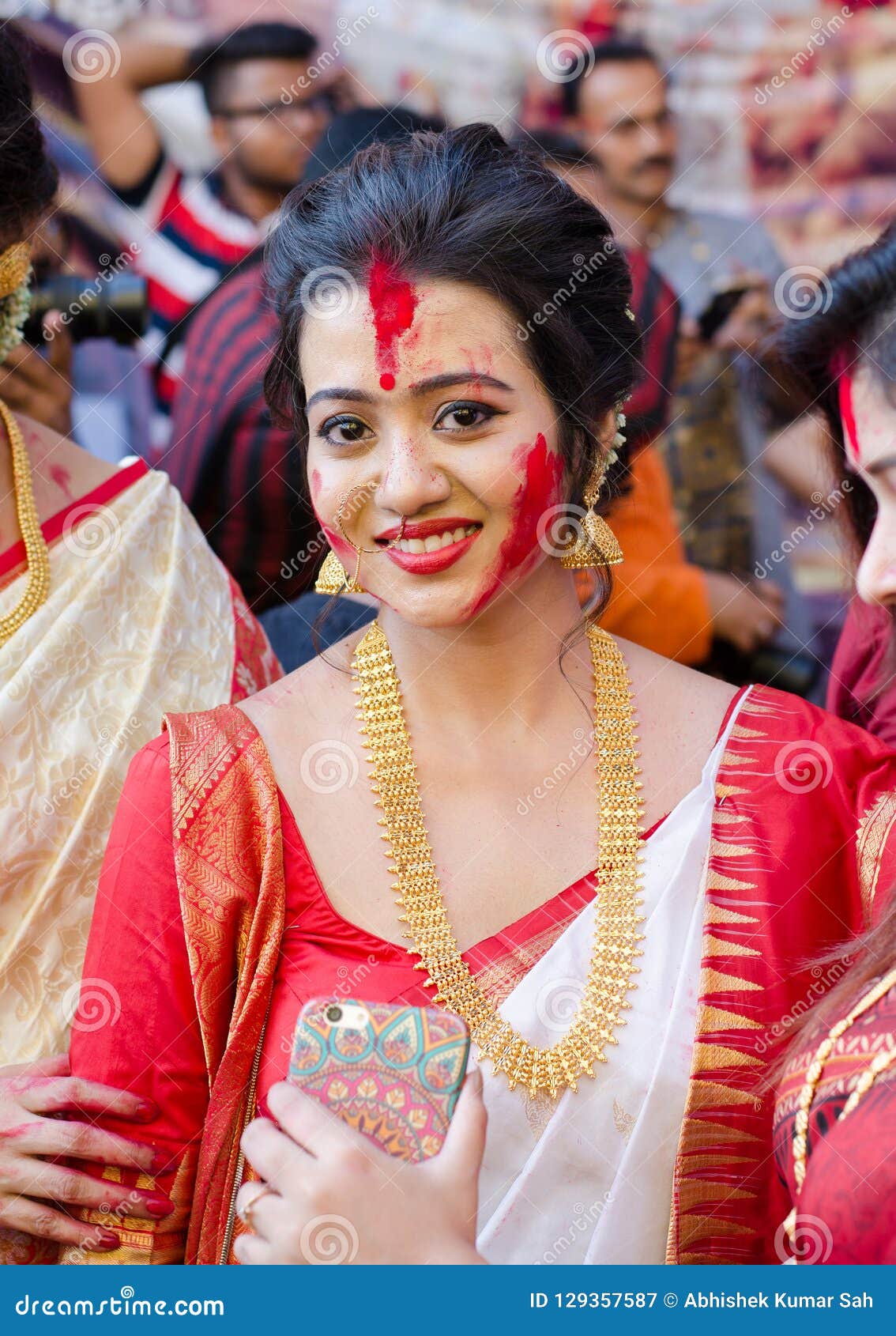 A beautiful bengali girl editorial photography. Image of jewellery ...