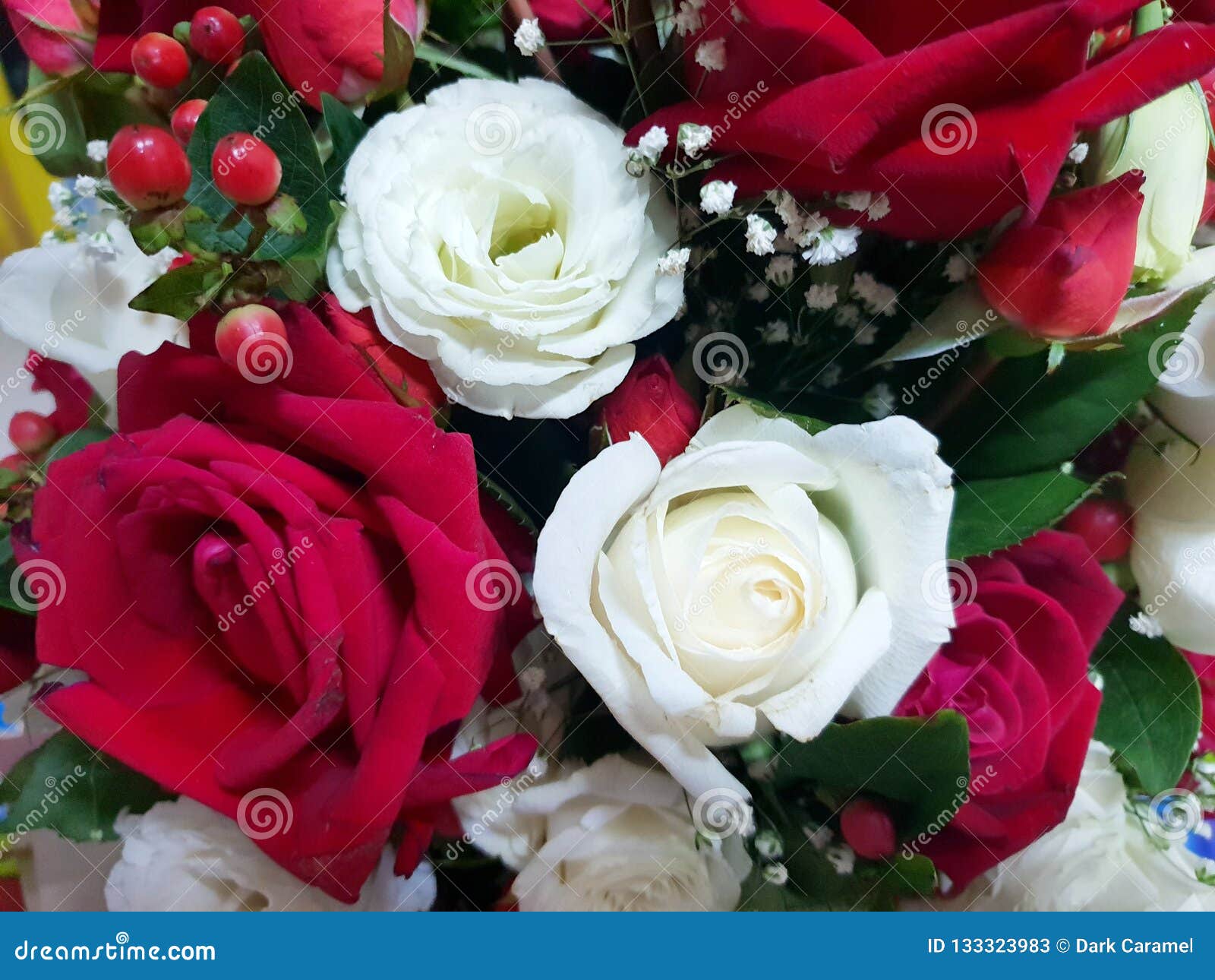 Beautiful Big Roses Flower, Valentine Day, Love Concept, Top View Stock  Image - Image of natural, element: 133323983