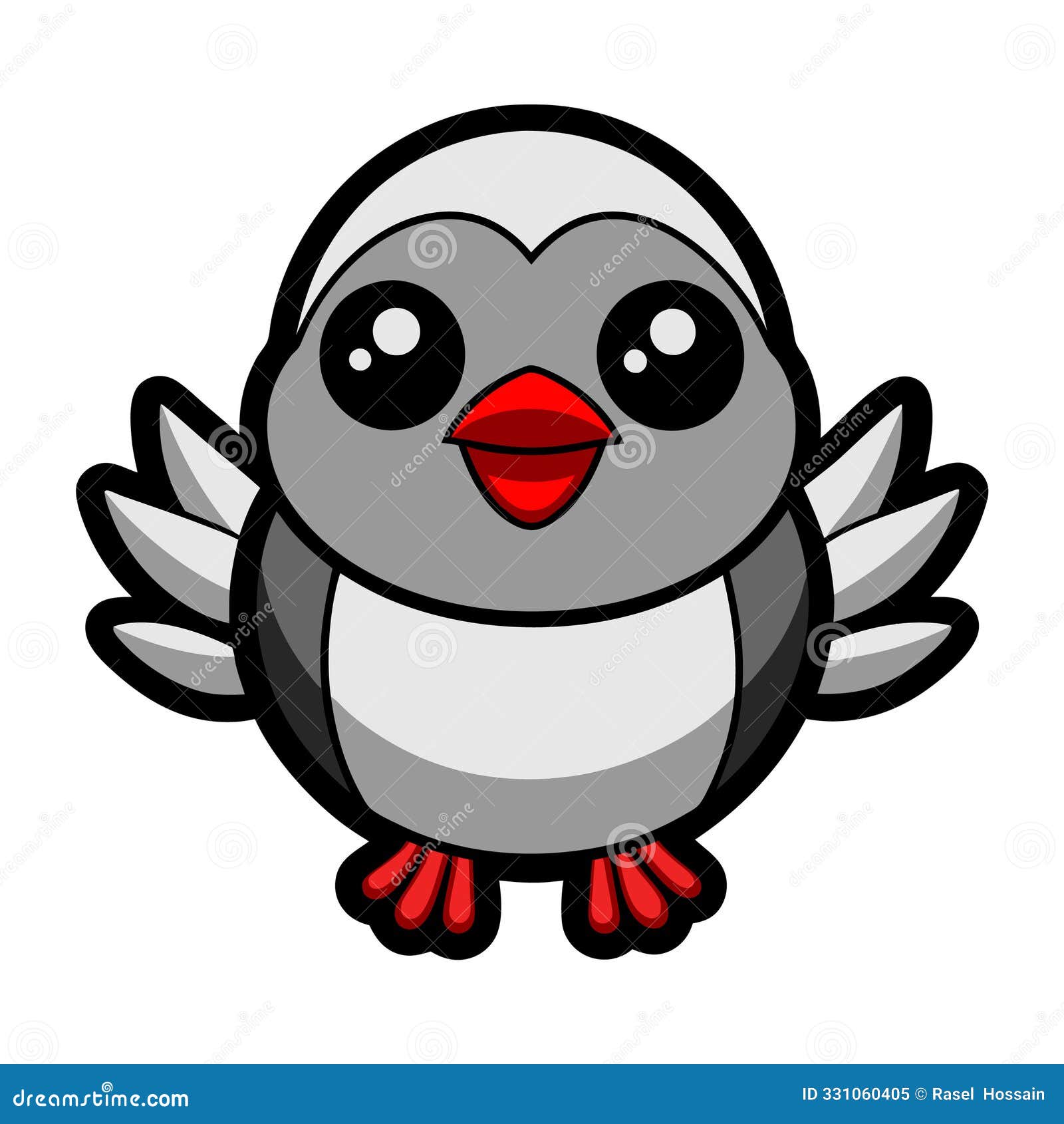 a beautiful bird with editable  collections