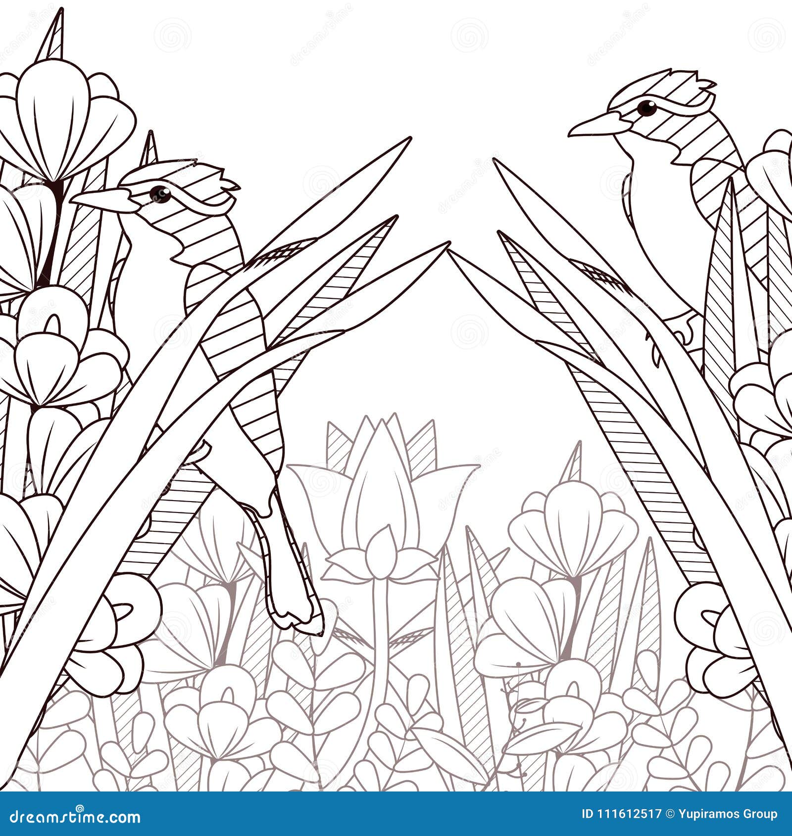 wallpapers Beautiful Drawings Of Flowers And Birds dreamstime com