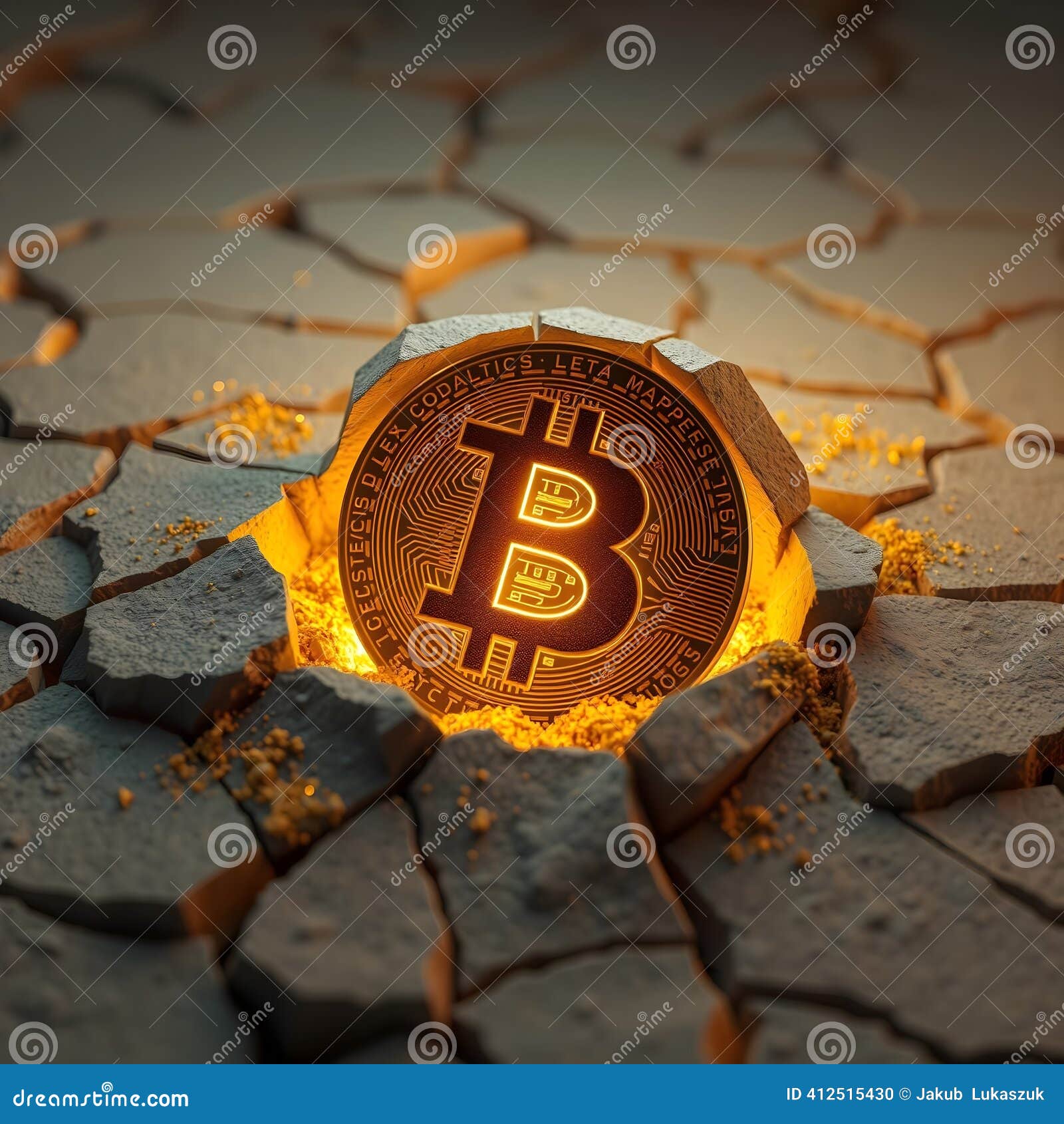 Beautiful Bitcoin Genesis Block - Birth of Cryptocurrency 51 Stock  Illustration - Illustration of rough, symbolizing: 412515430