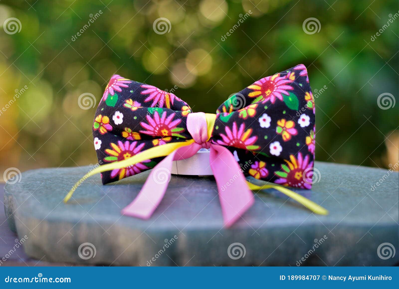 A Beautiful Black Hair Ribbon with Colorful Flowers and Ribbons for Junina  Party Stock Image - Image of decorated, delicate: 189984707