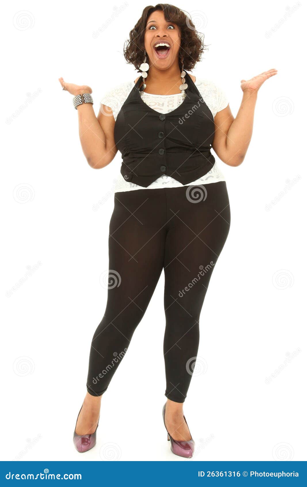 124 Plus Sized African American Woman Stock Photos - Free