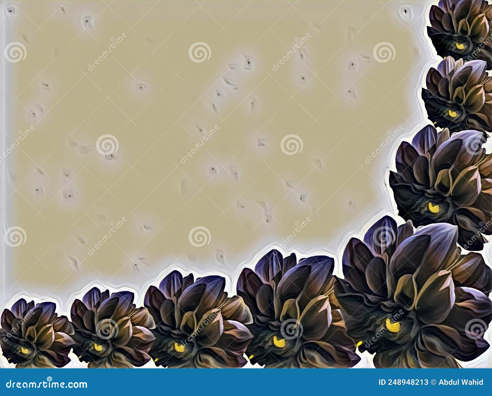 Black rose frame stock illustration. Illustration of branch 248948213