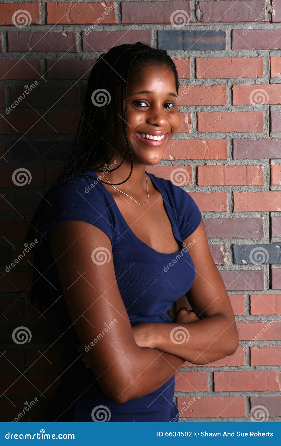 Beautiful Black Teen With Pretty Teeth Stock Photography Im