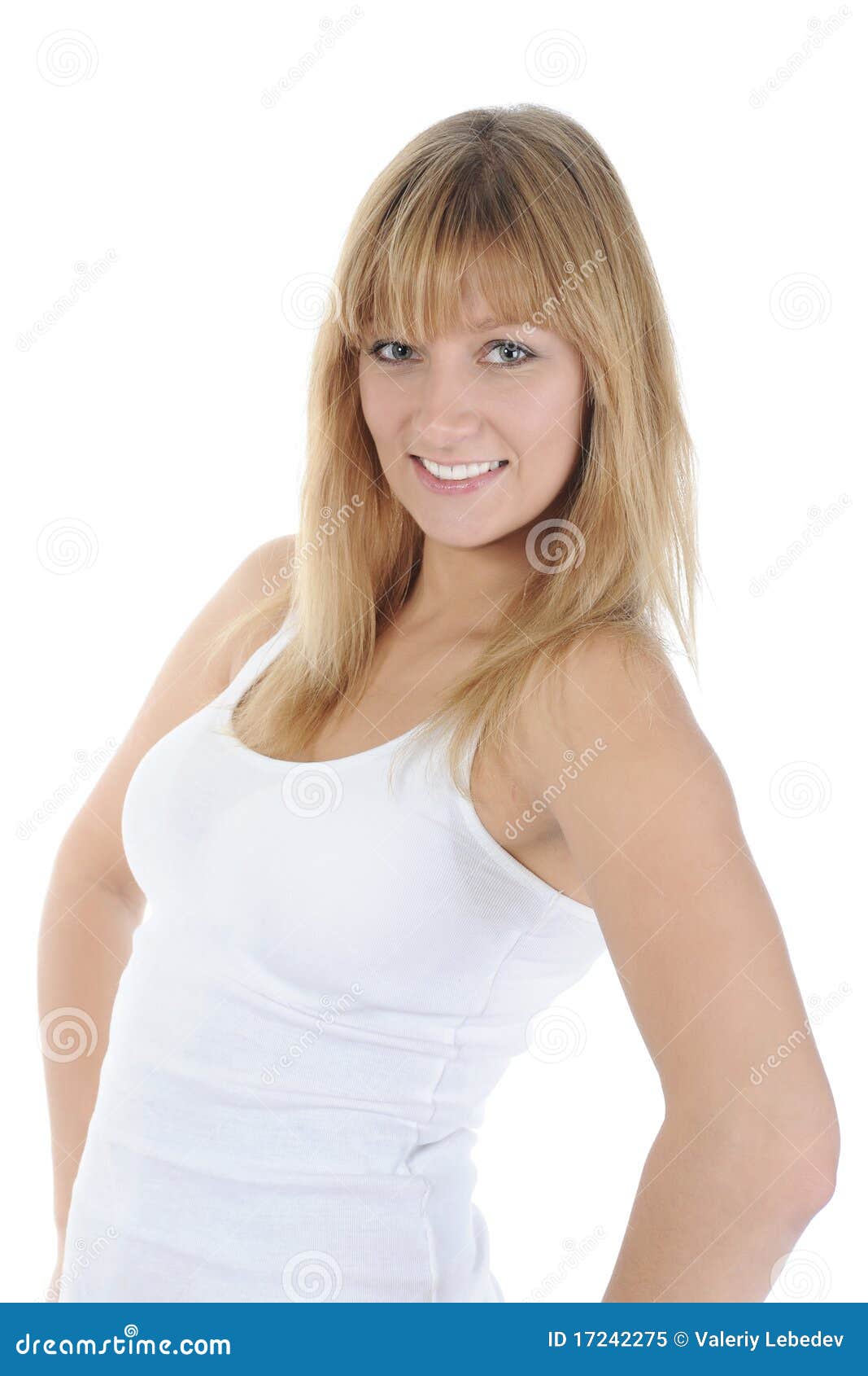Beautiful Blond Athletic Girl Stock Image Image of human, body 17242275