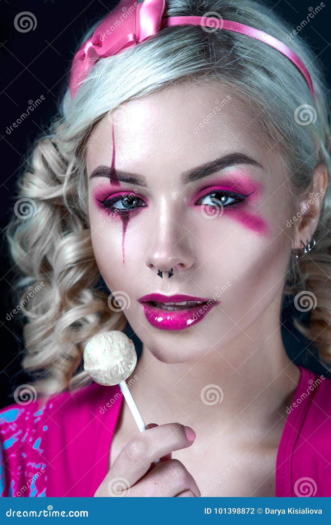 Dreamy Long Wavy Pigtails Pink