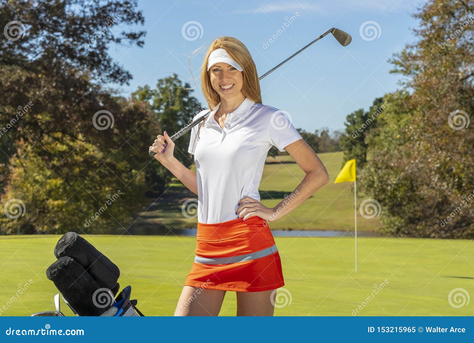 golfers with blonde hair