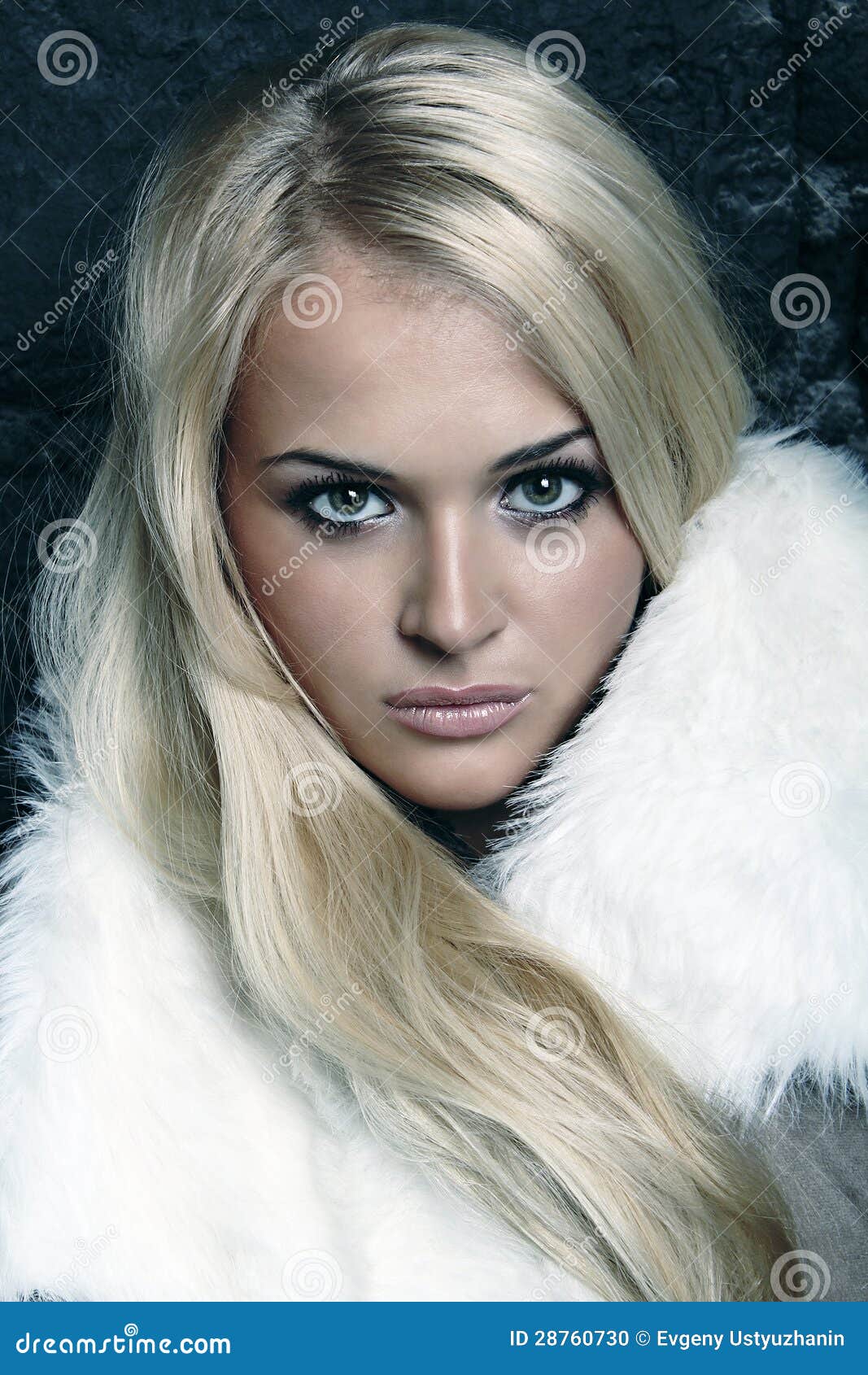 Beautiful blonde woman stock photo. Image of portrait - 28760730