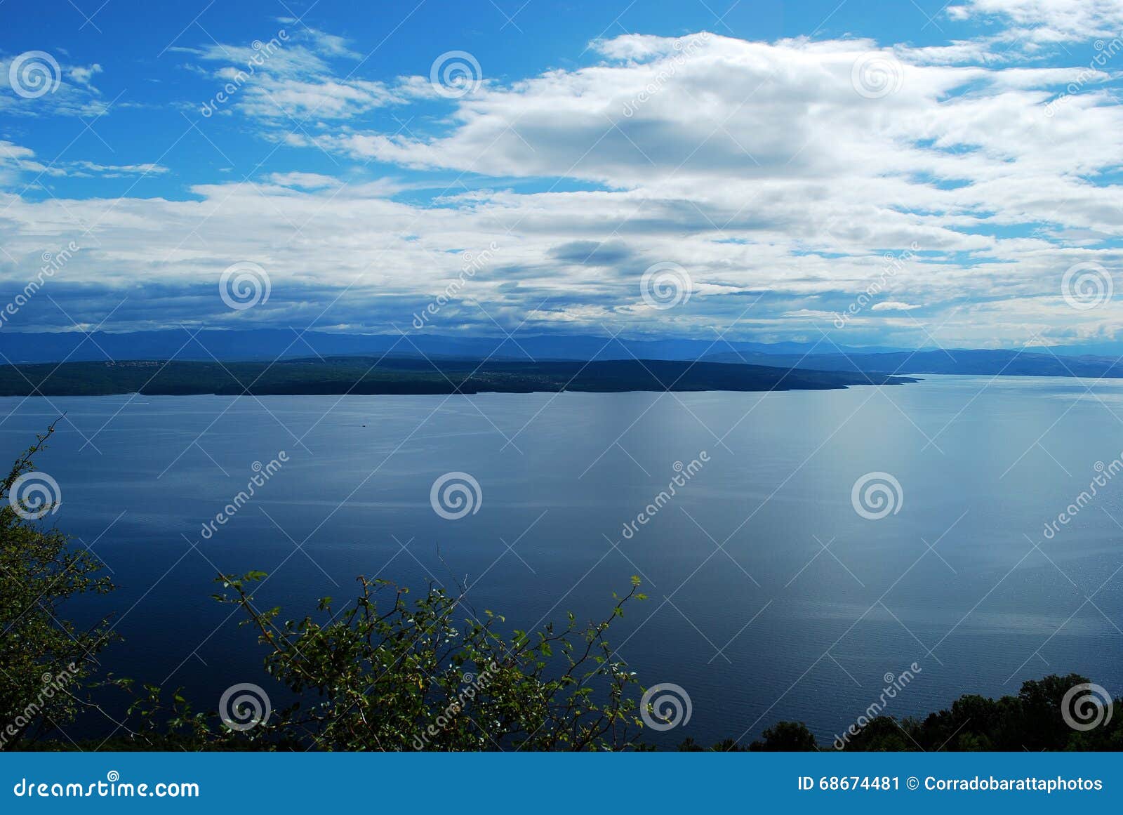 Beautiful blue islands stock image. Image of dubrovnik 68674481