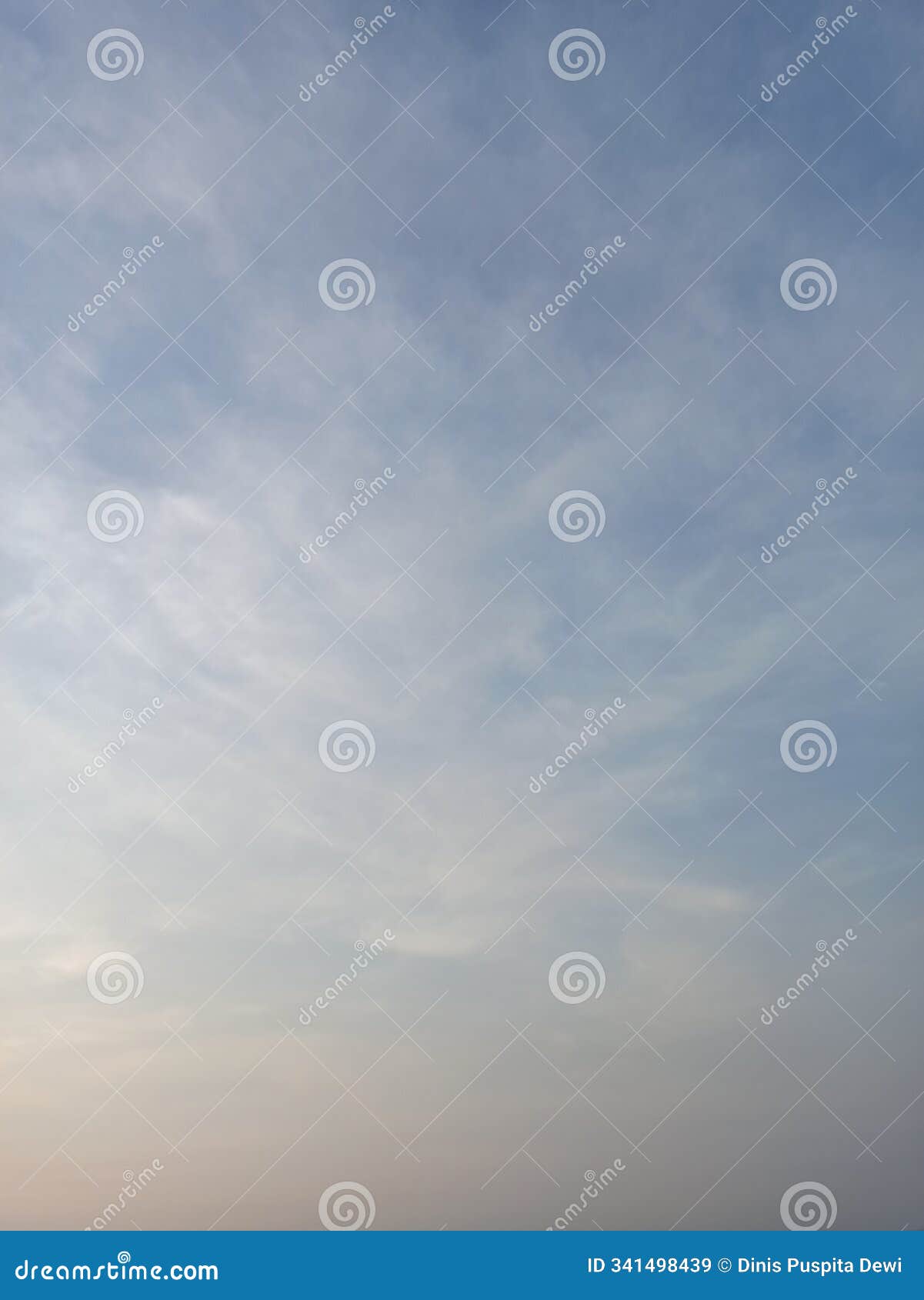 beautiful blue sky in rembang.