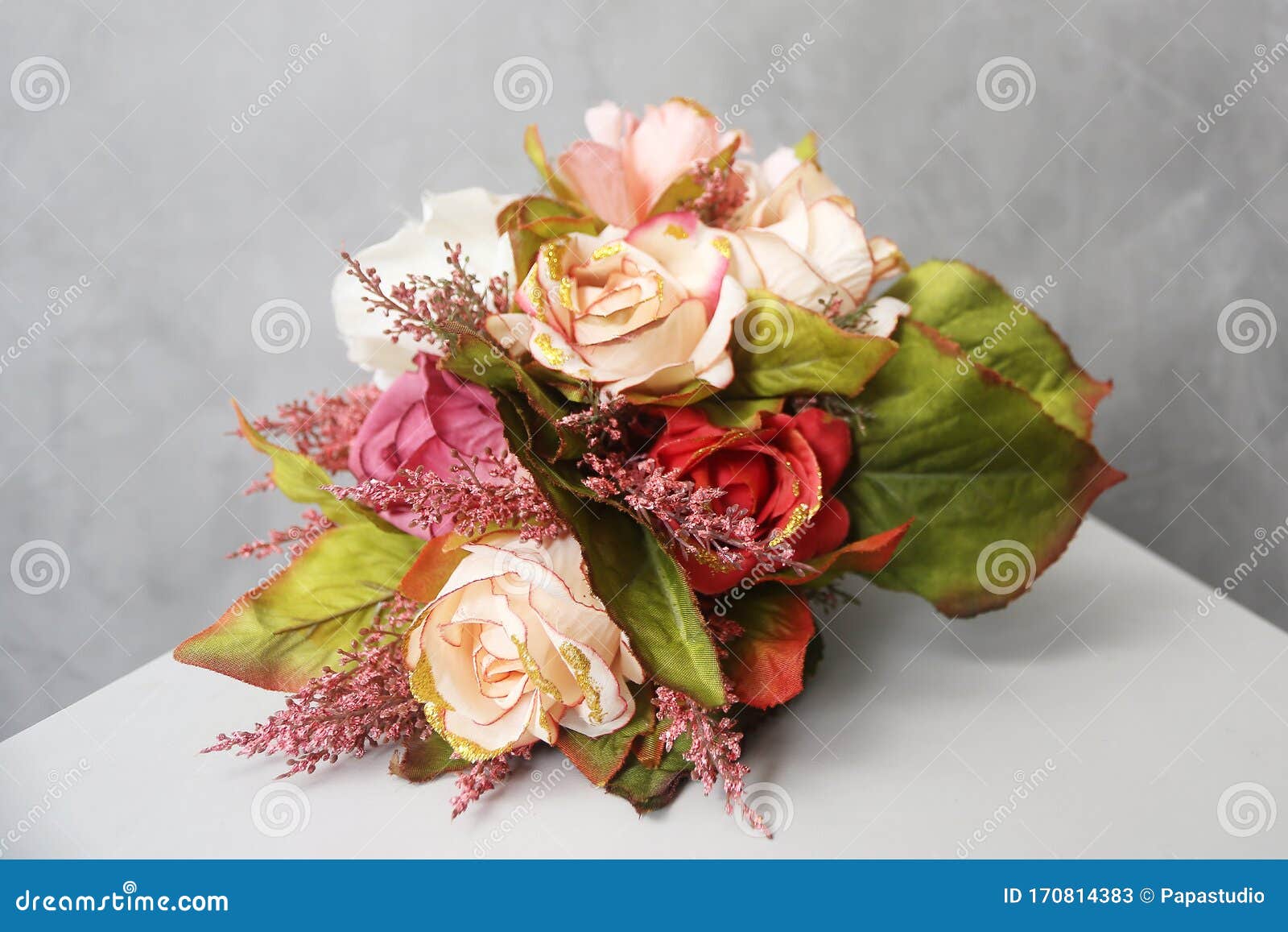 Beautiful Bouquet of Roses for Valentine S Day Stock Image - Image of ...