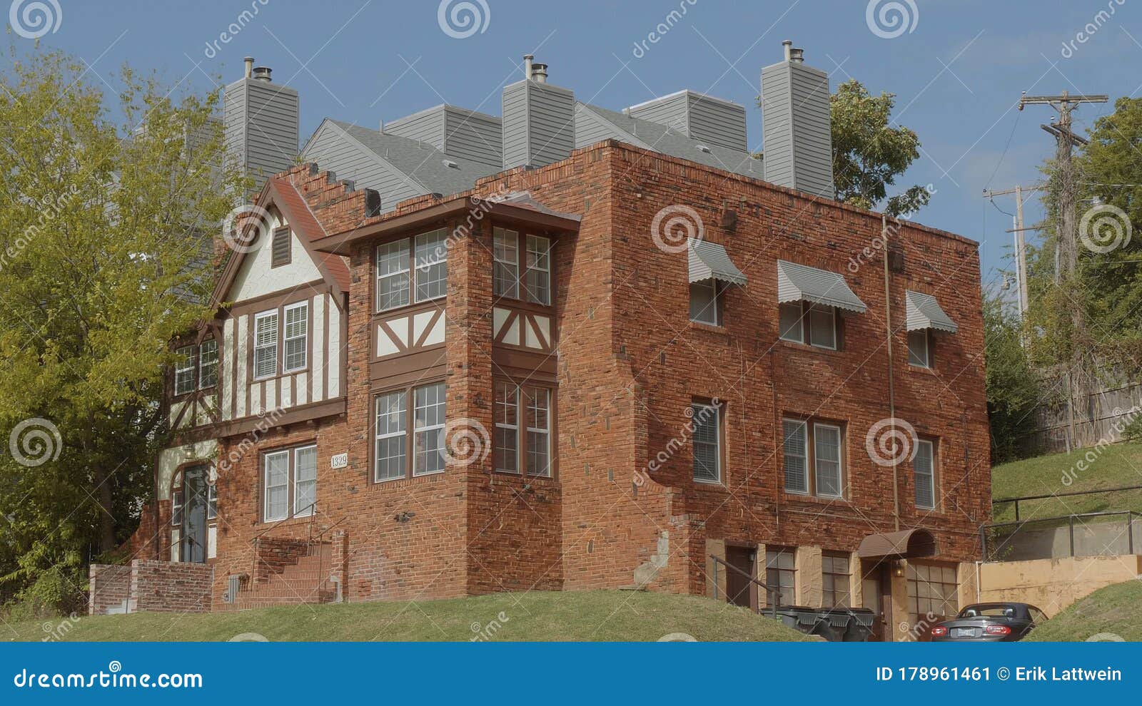 Beautiful Brick Buildings in Tulsa TULSAOKLAHOMA, OCTOBER 21, 2017